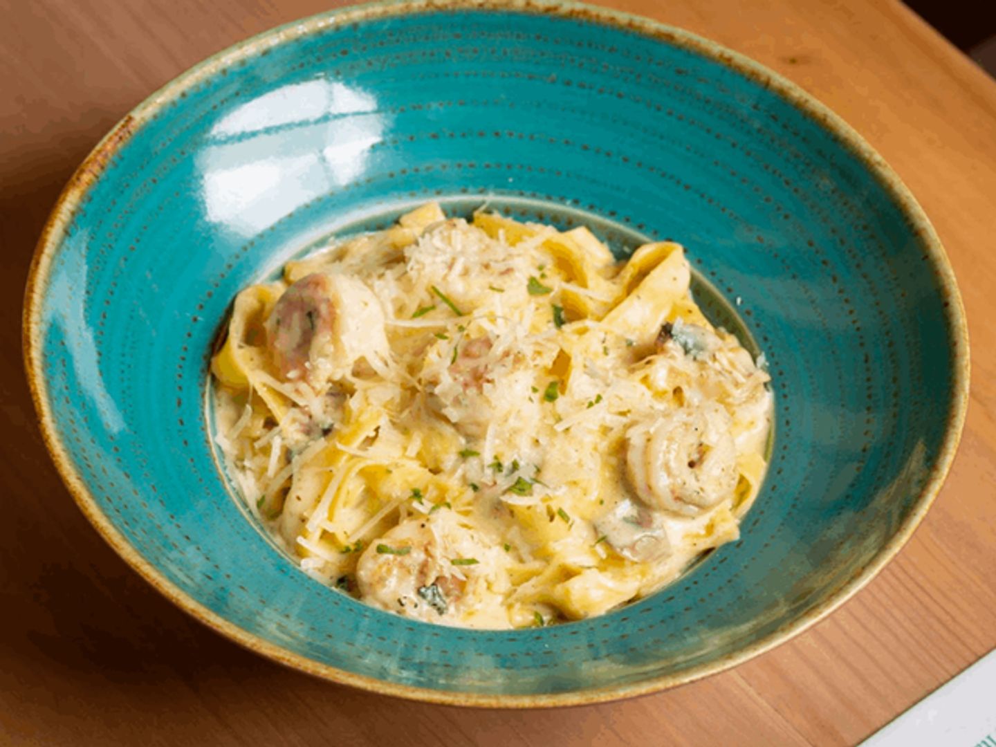 Fettuccine Al Fredo Shrimp