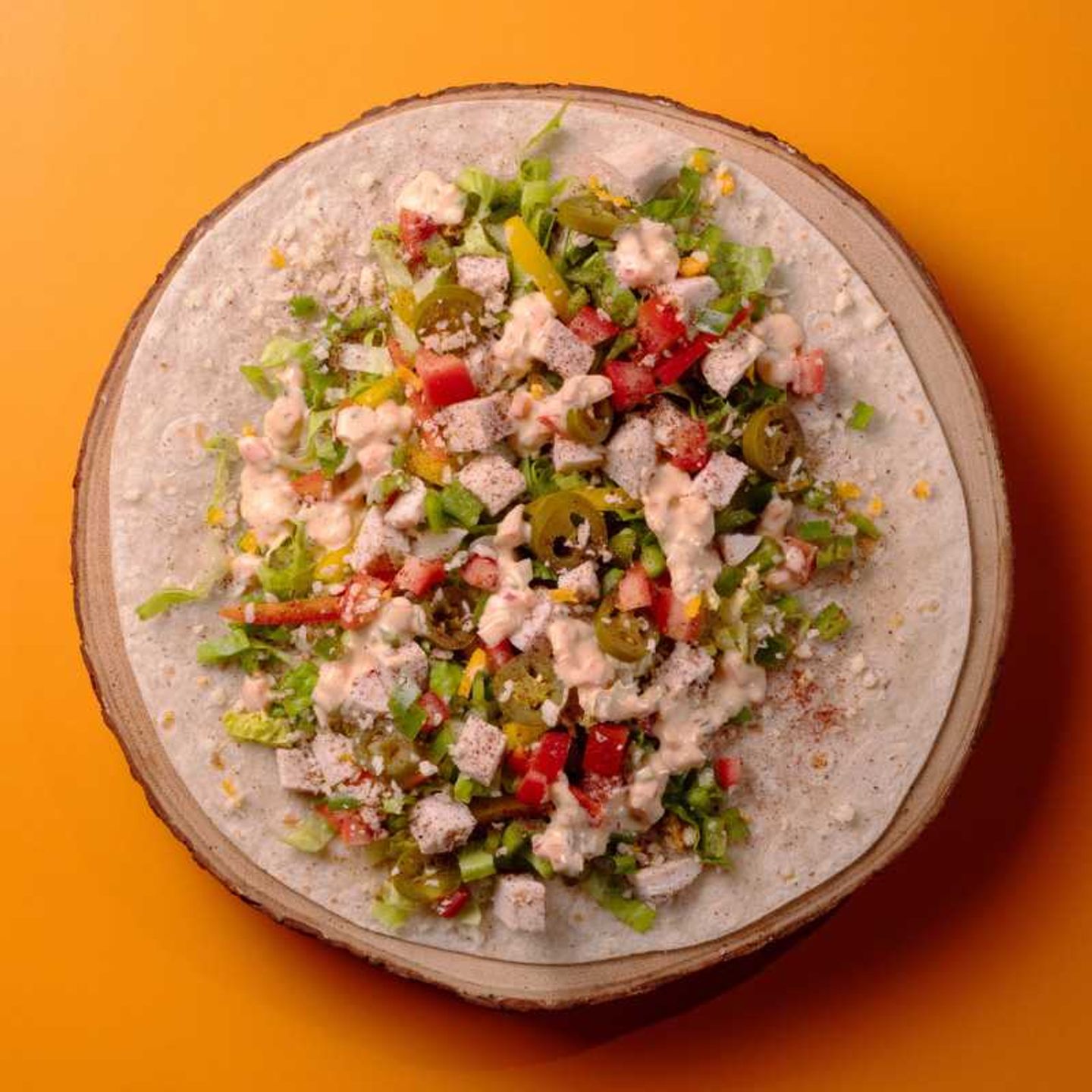 Chicken Fajita Roll Up (1262 Cal)