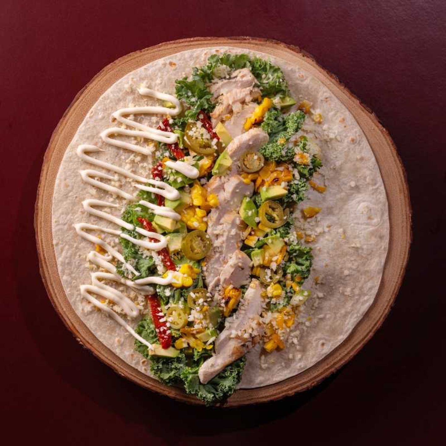 Avo Jalapenos Fiesta Wrap (1249 Cal)