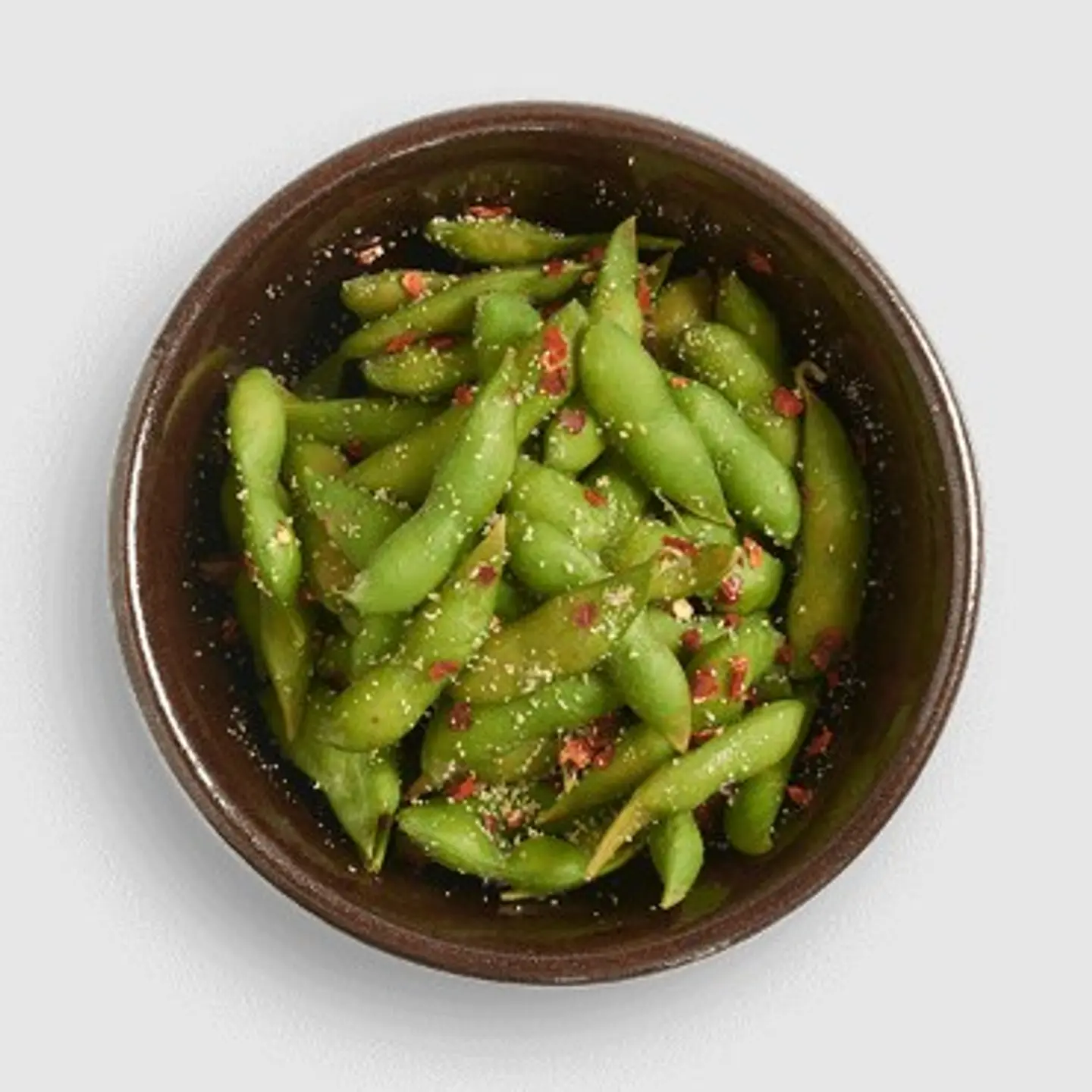 104. Edamame With Chili Garlic