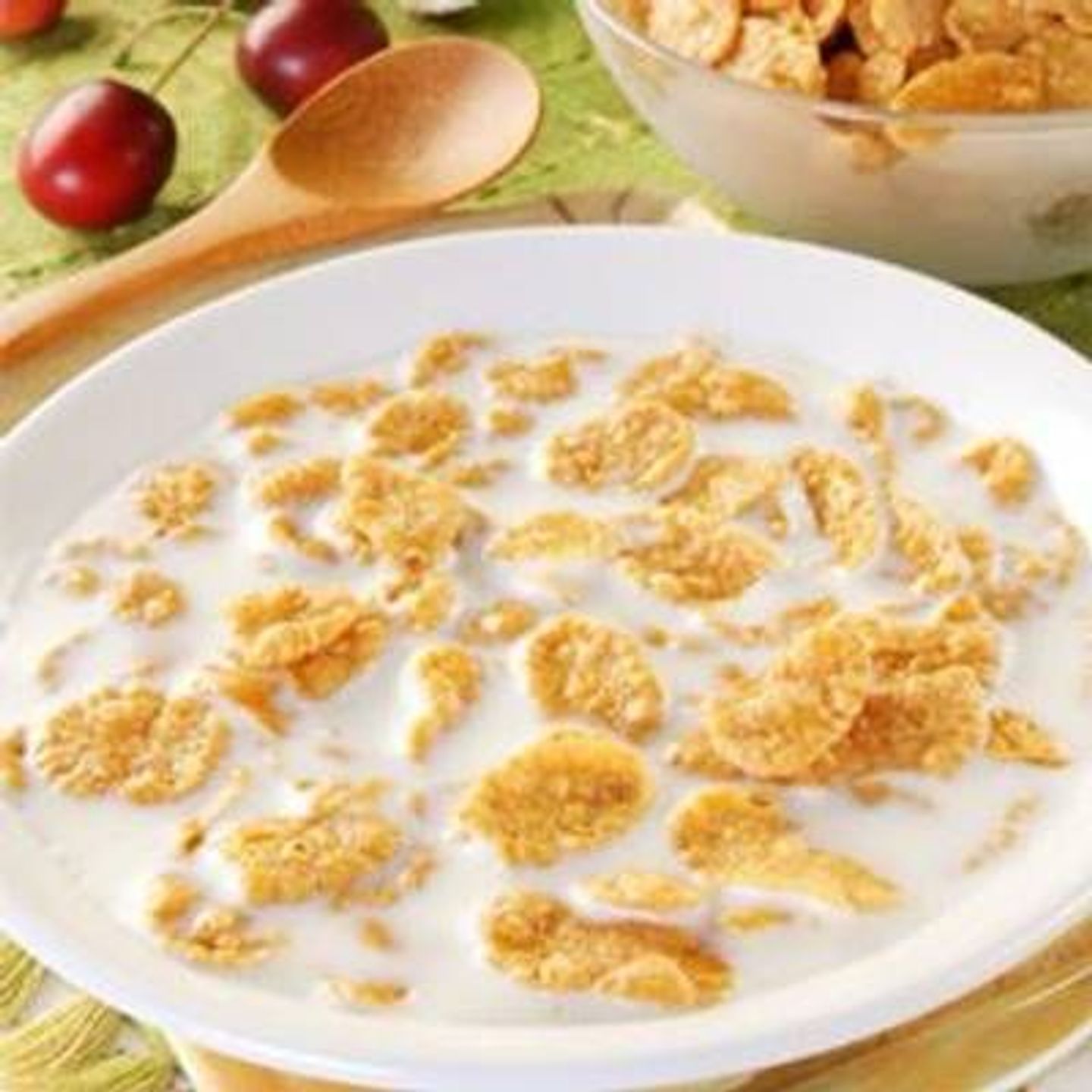 Cup Corn Flakes With Milk
