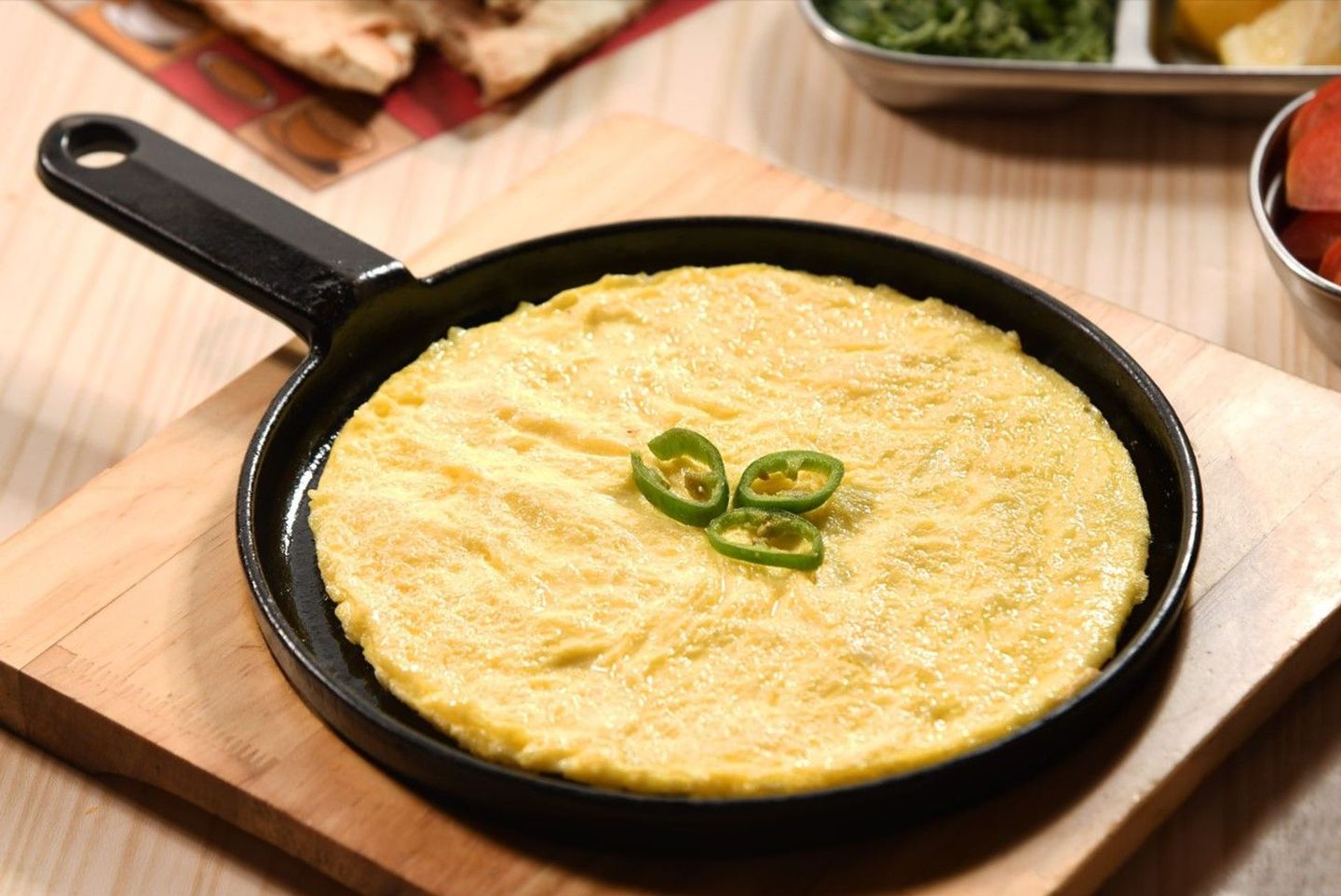 Fried Eggs With Cheese