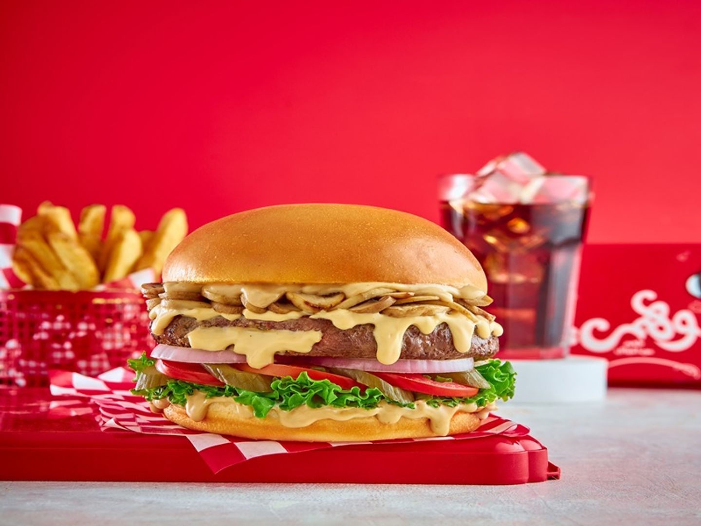 Truffle Mushroom Burger
