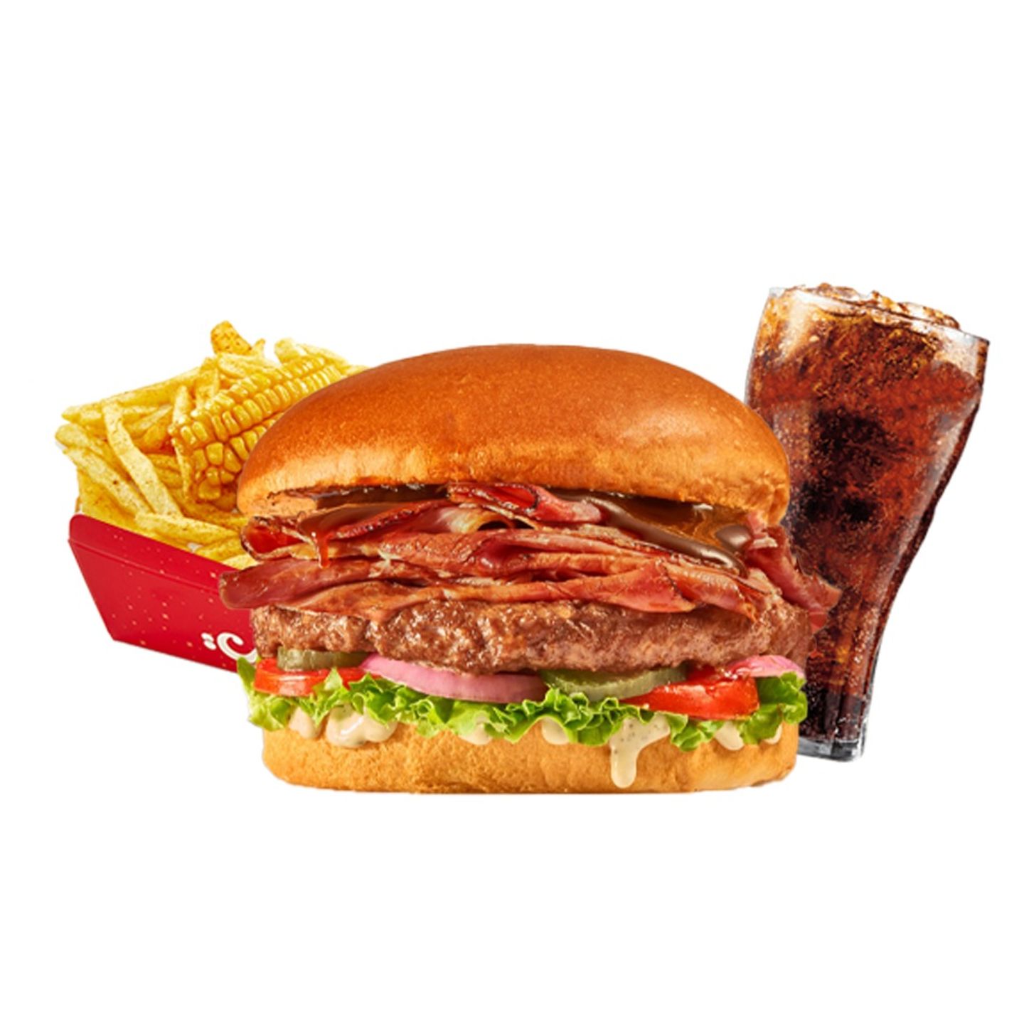 Mighty Bbq Bacon Burger Meal