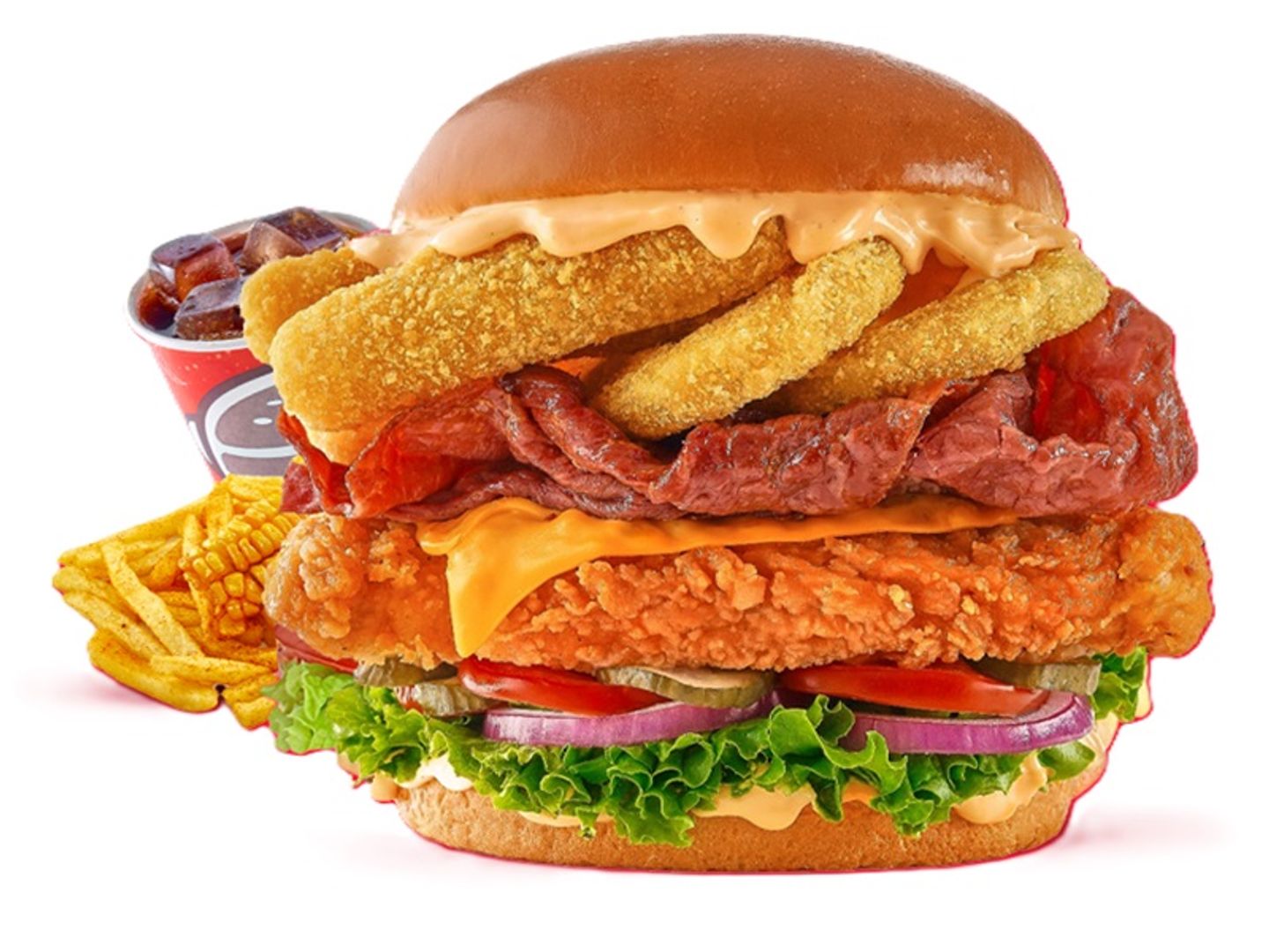 Big Tasty Chicken Meal Spicy