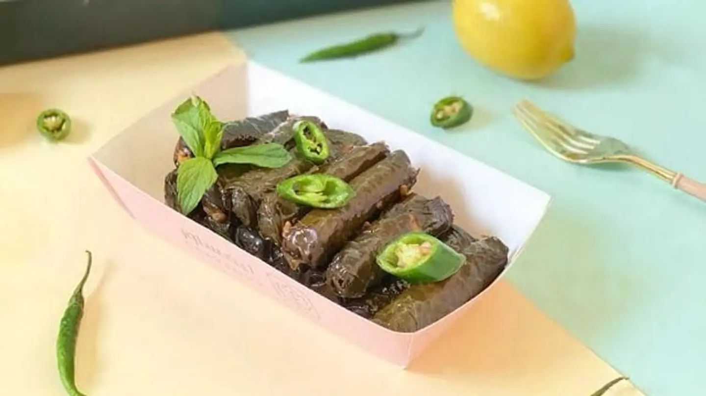 Spicy Grape Leaves