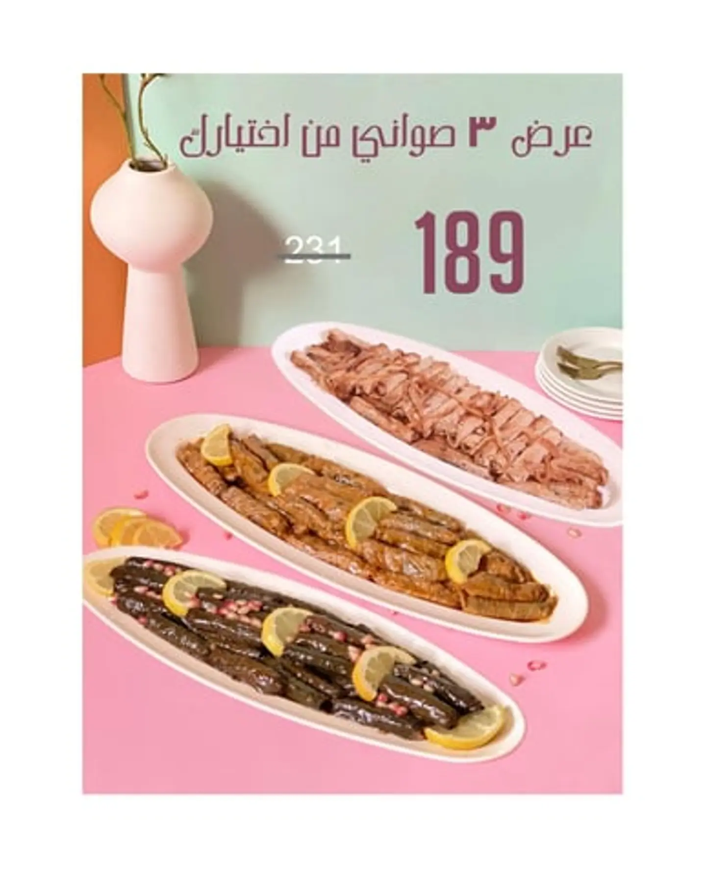 عرض 3 صواني ليفساور