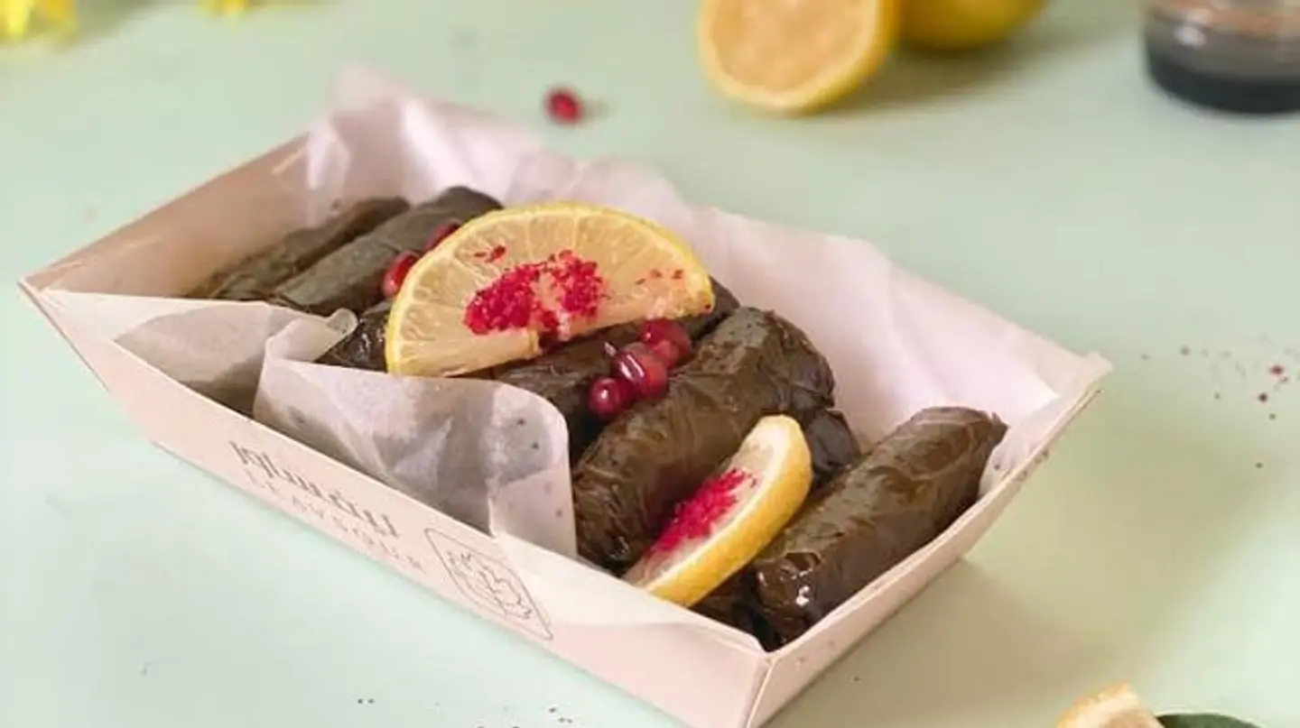 Grape Leaves With Pomegranate Molasses