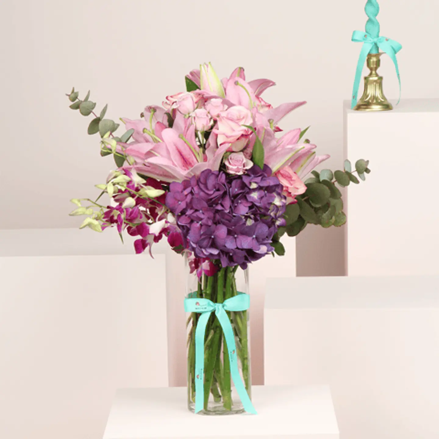 فازة البساطة الوردية