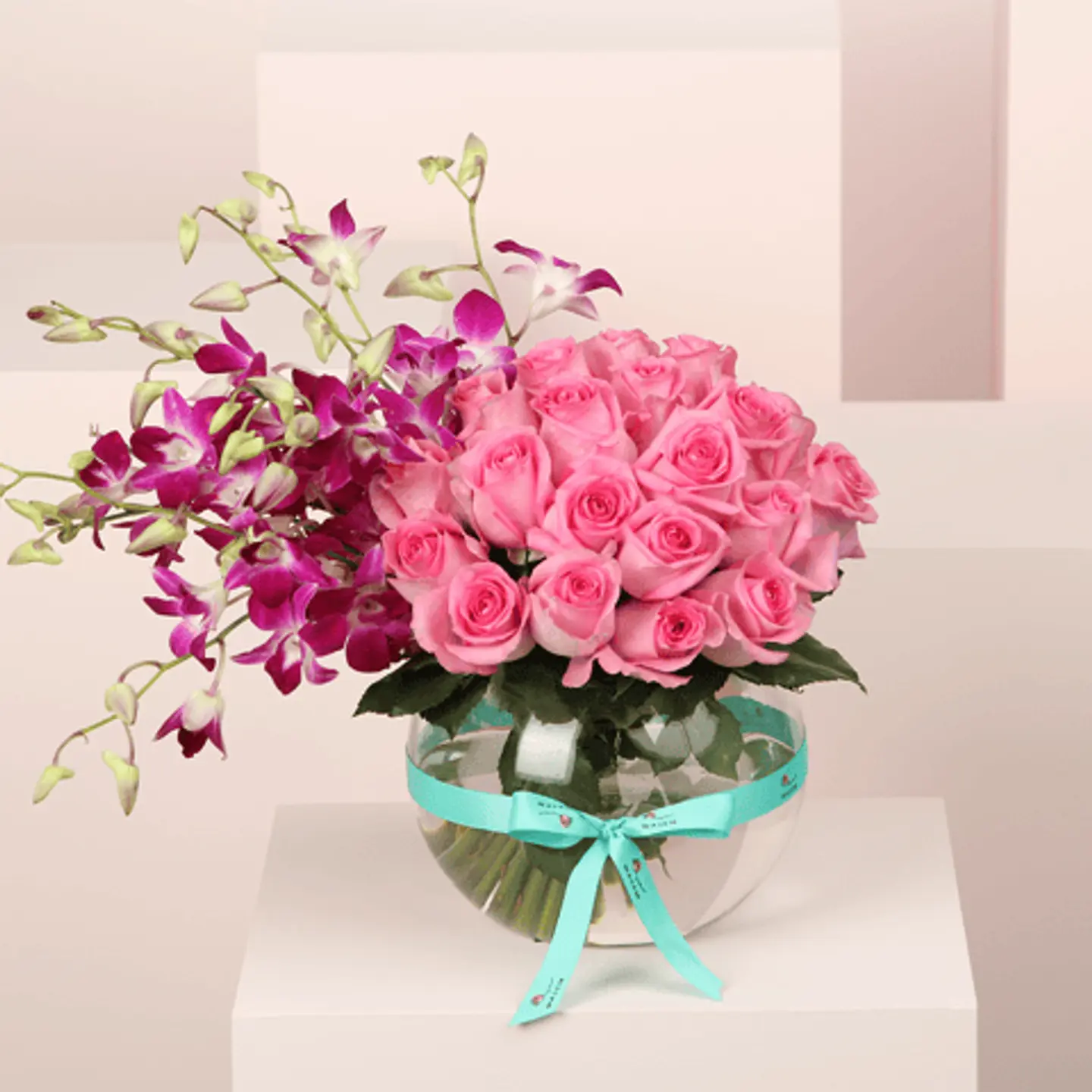 فازة نقاء الأوركيد الوردي