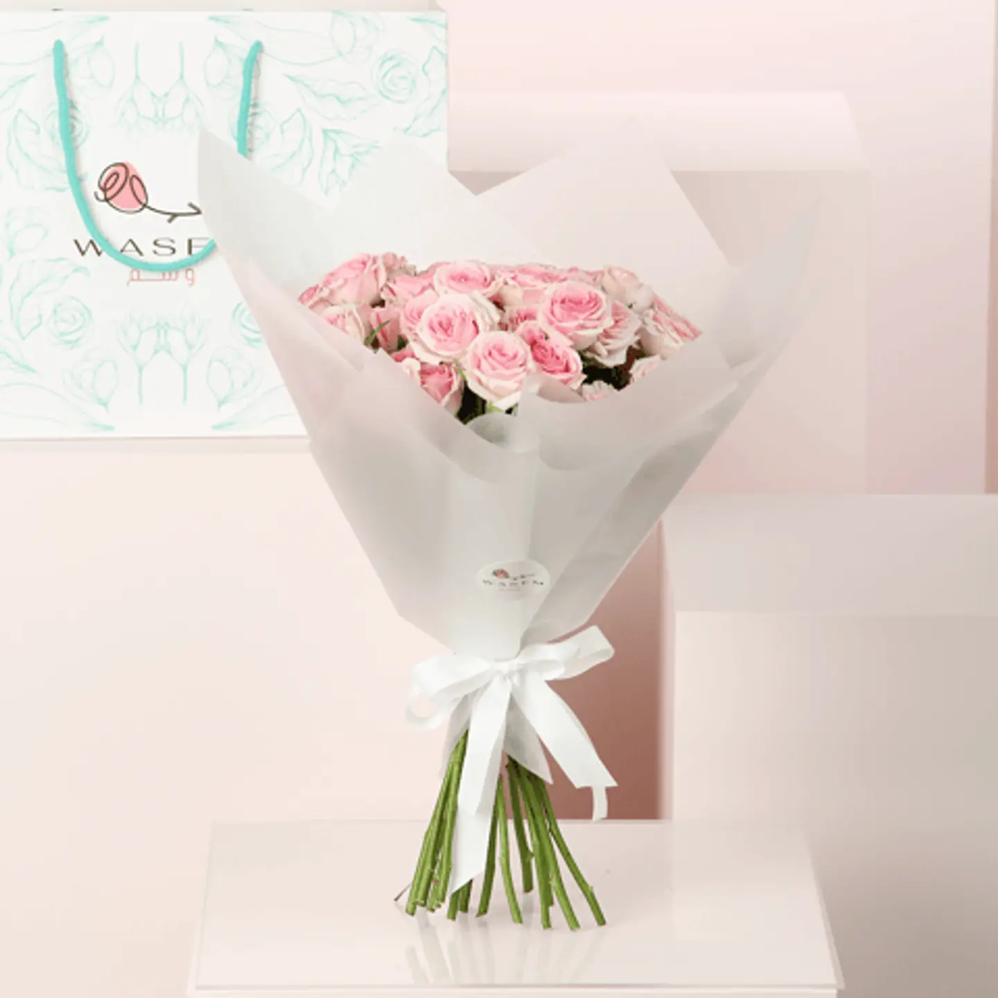 باقة بيبي روز وردي