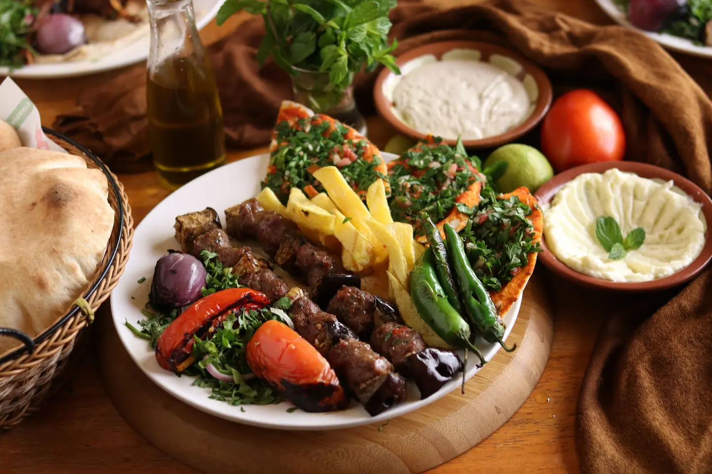 كباب باذنجان (سيخين)