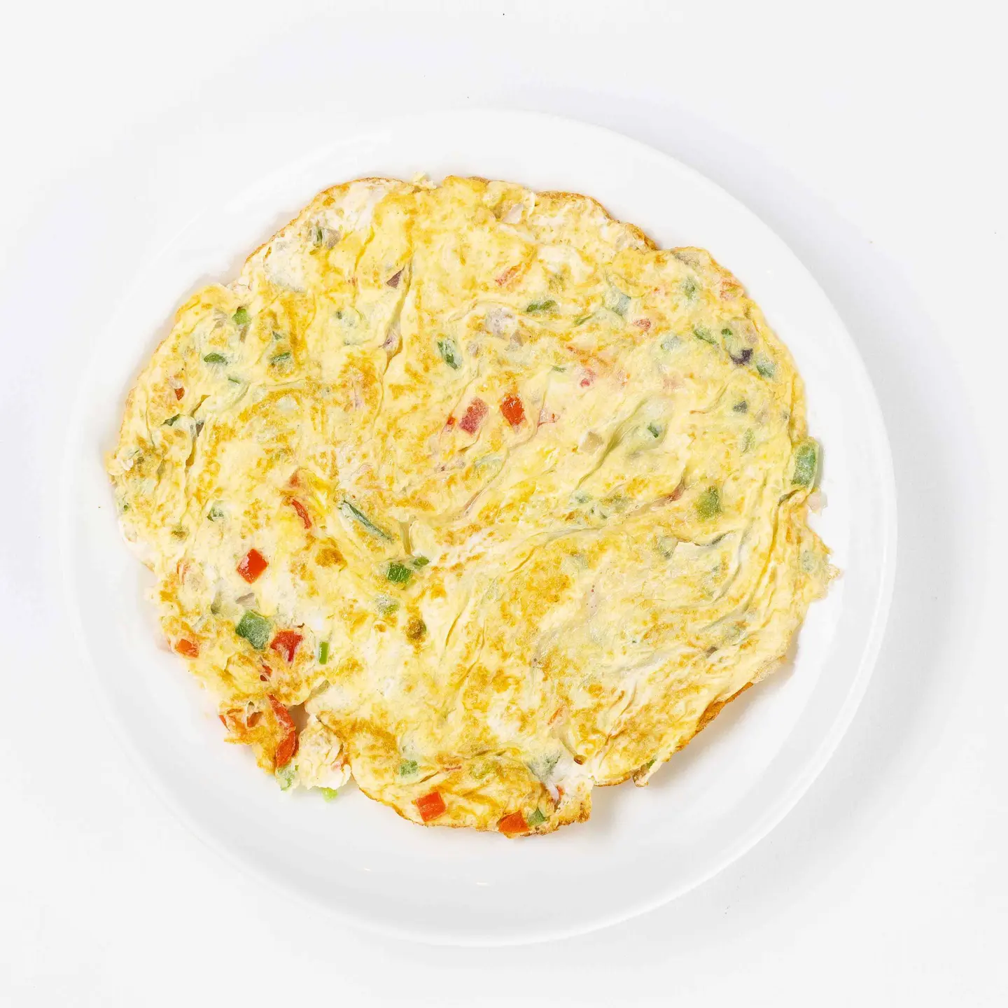 بيض بالخضار (صحن)