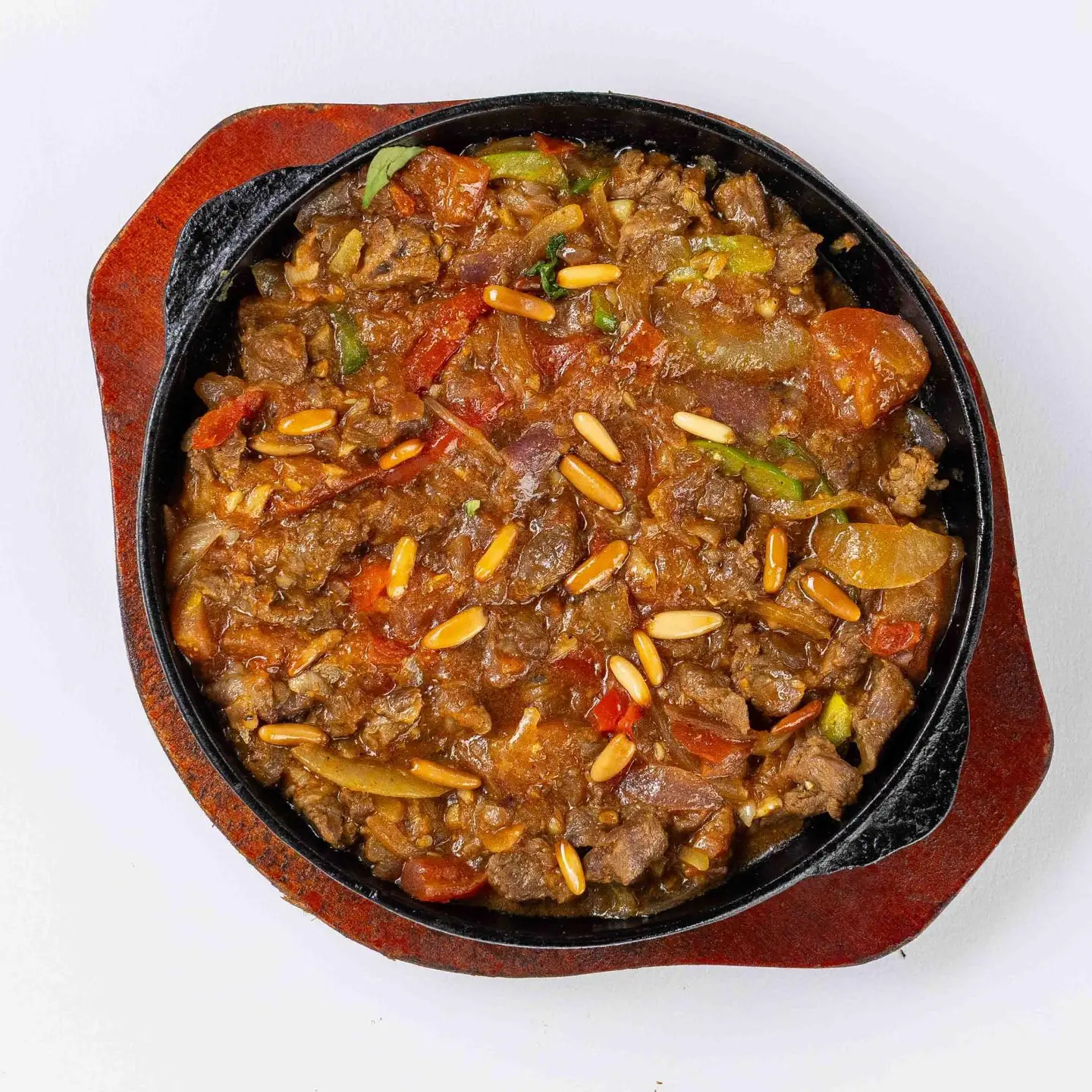 كبدة مقلية مع بصل وطماطم (صحن)