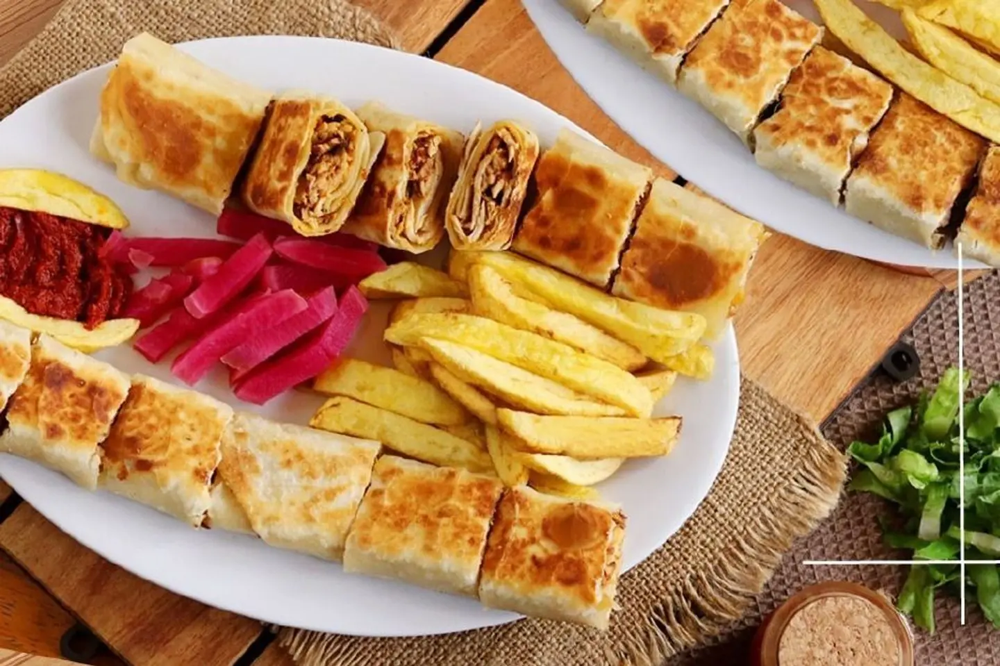 شاورما عربي دجاج (صحن)