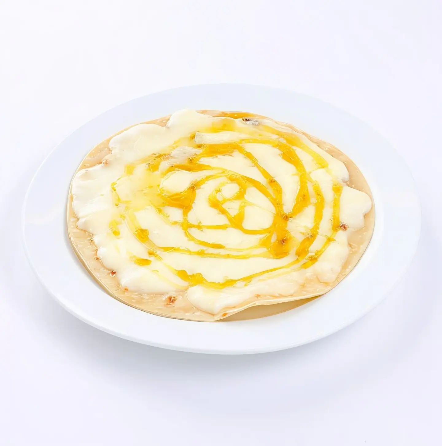 منقوشة جبنة مع عسل (صاج)