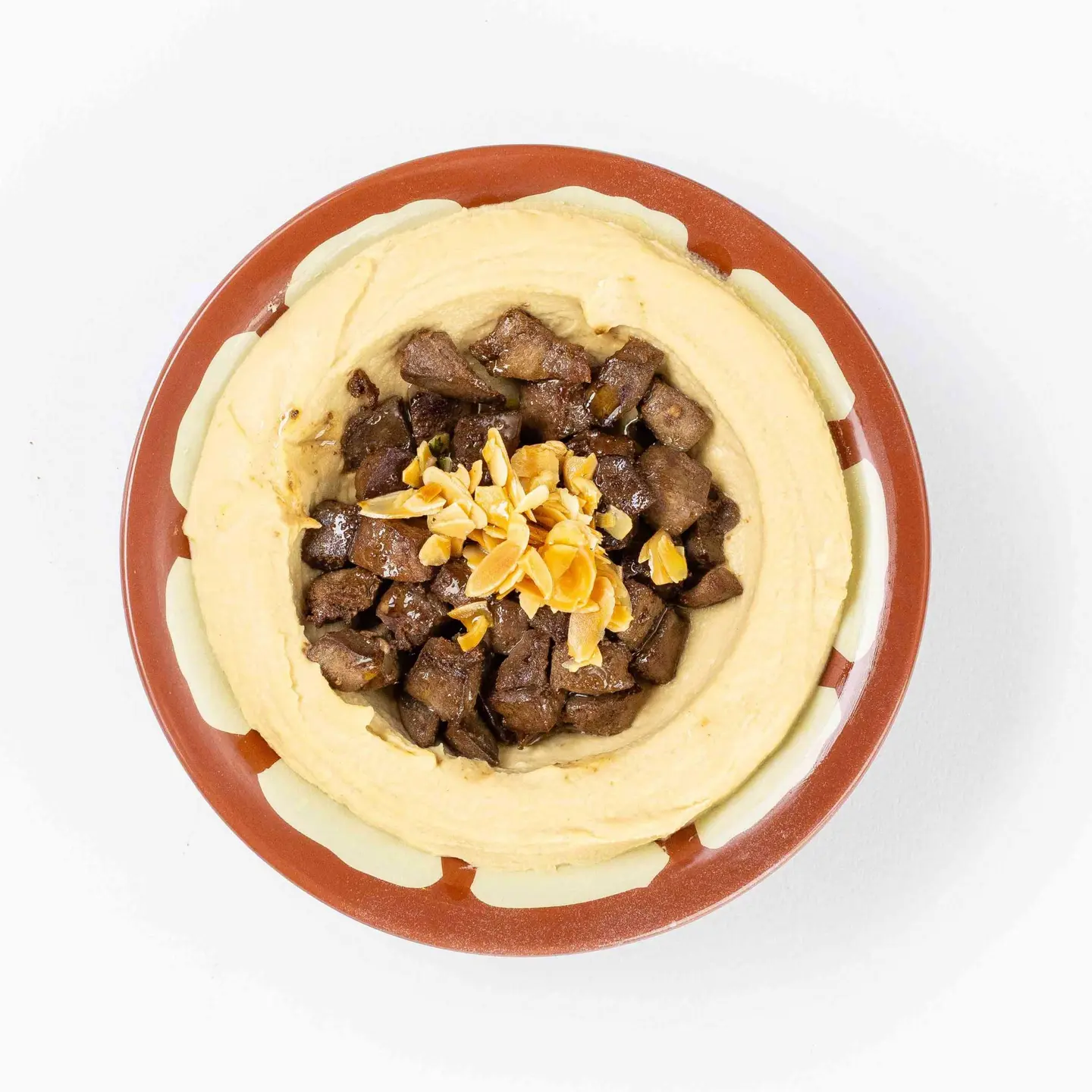 حمص مع كبدة (صحن)