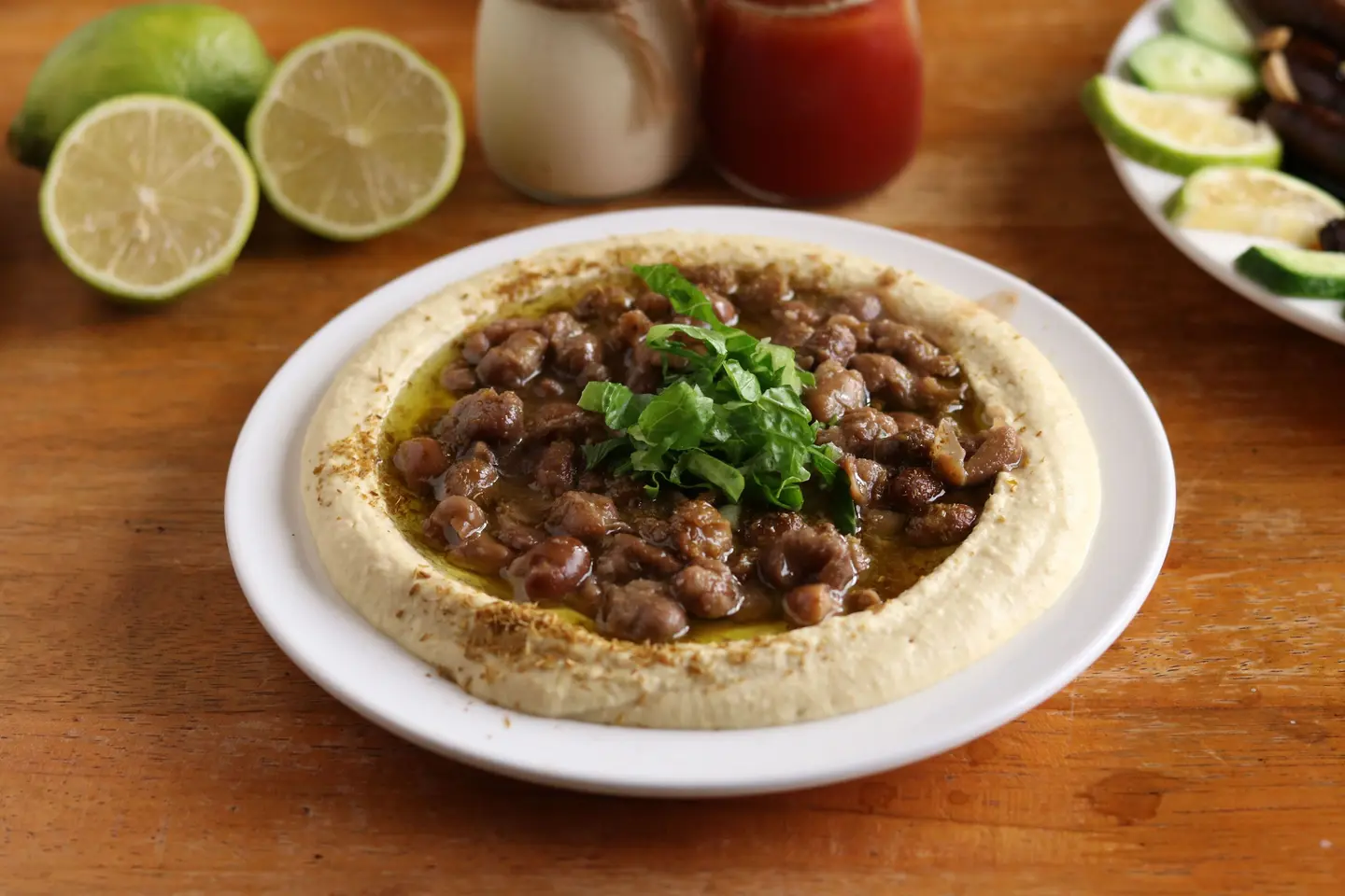 حمص مع فول (صحن)