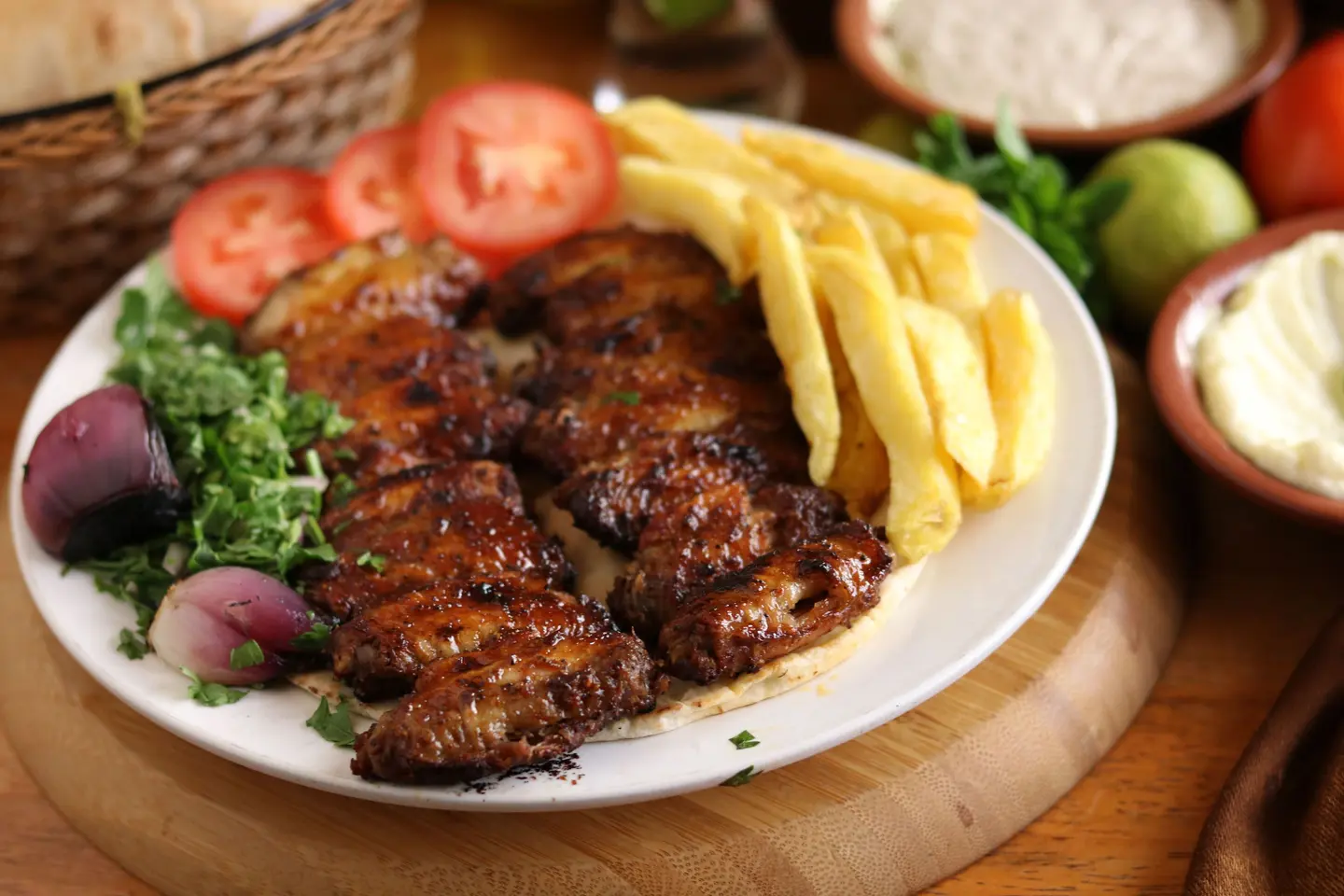 جوانح دجاج مشوية