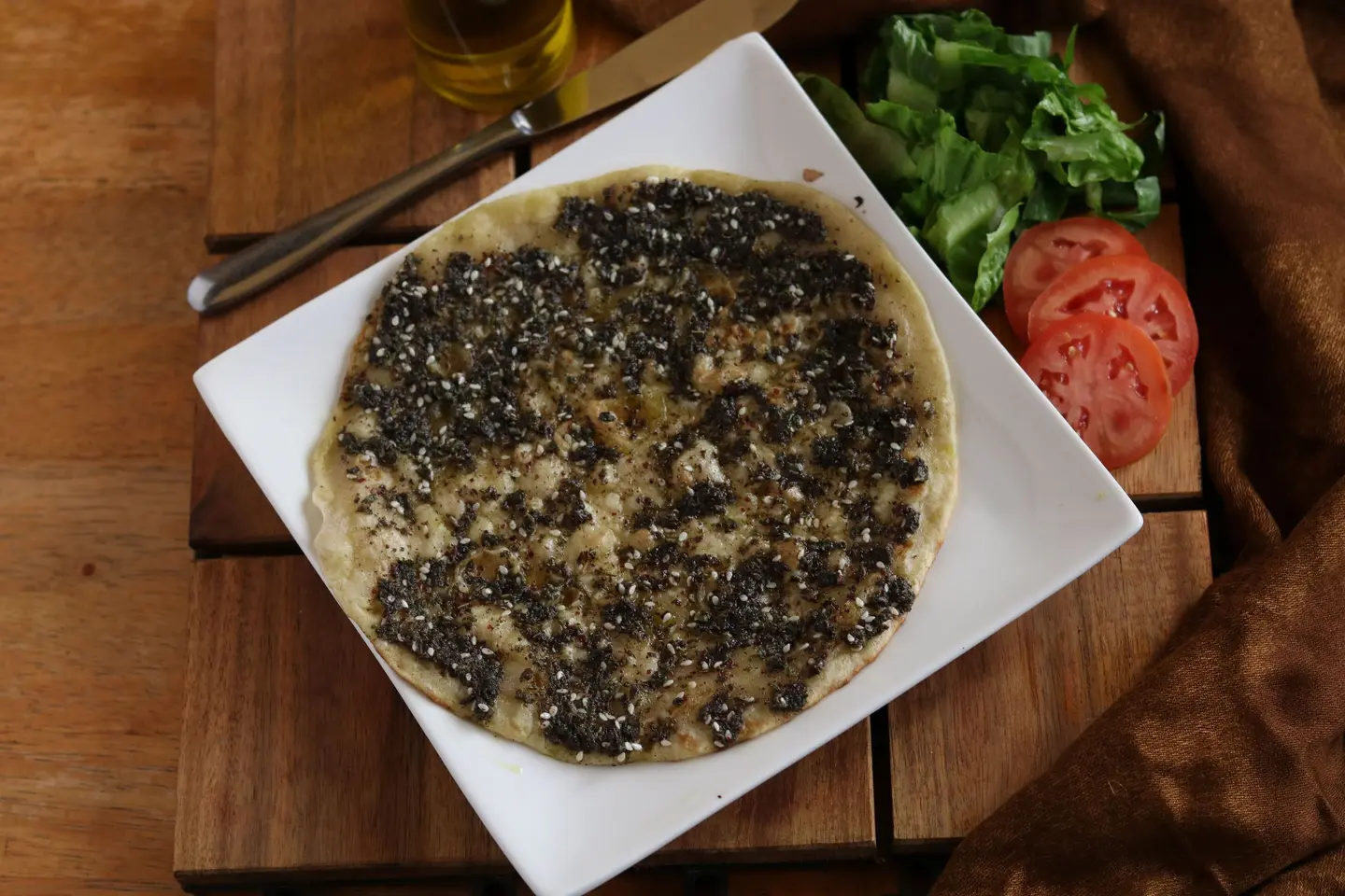 مناقيش زعتر (صاج)