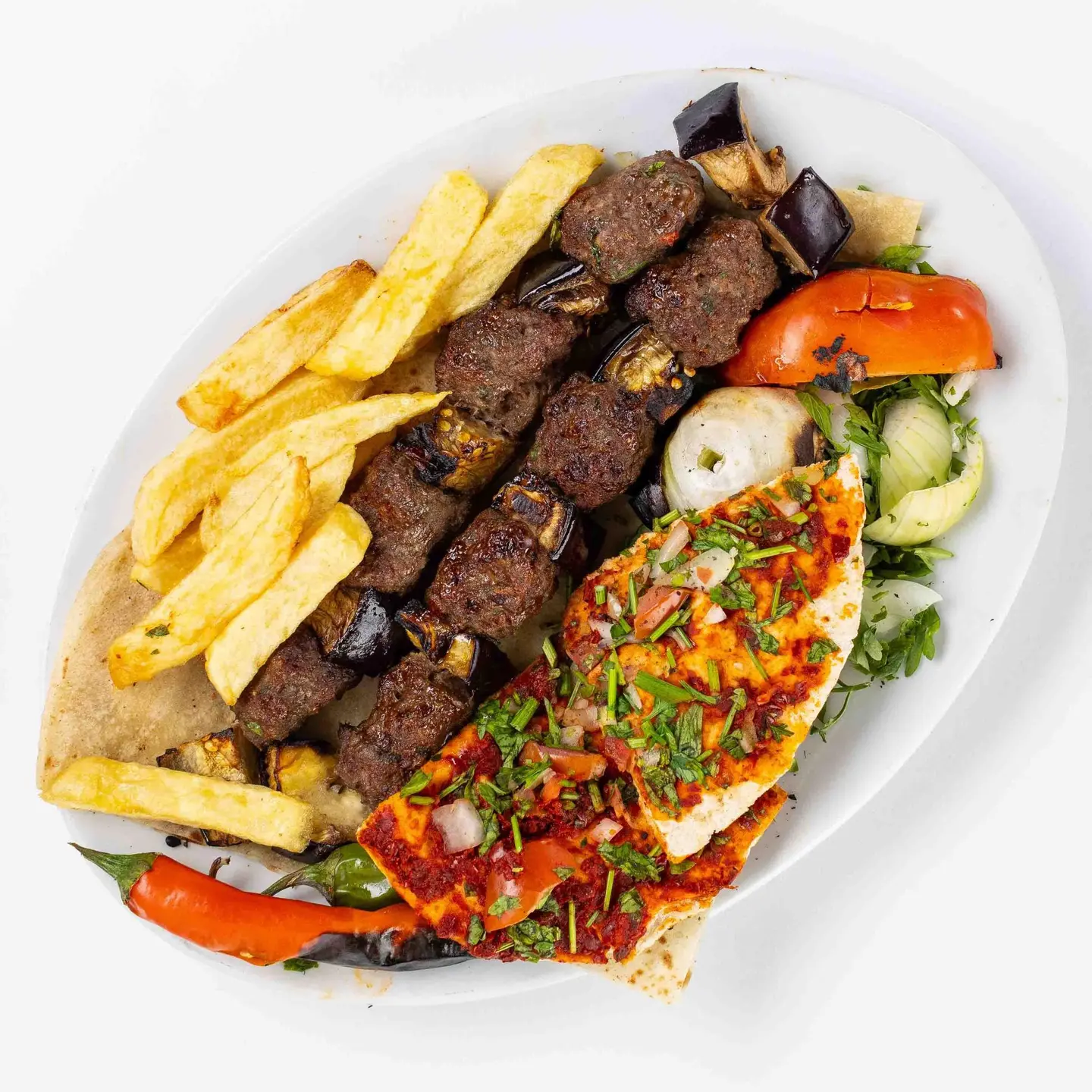 كباب باذنجان (سيخين)