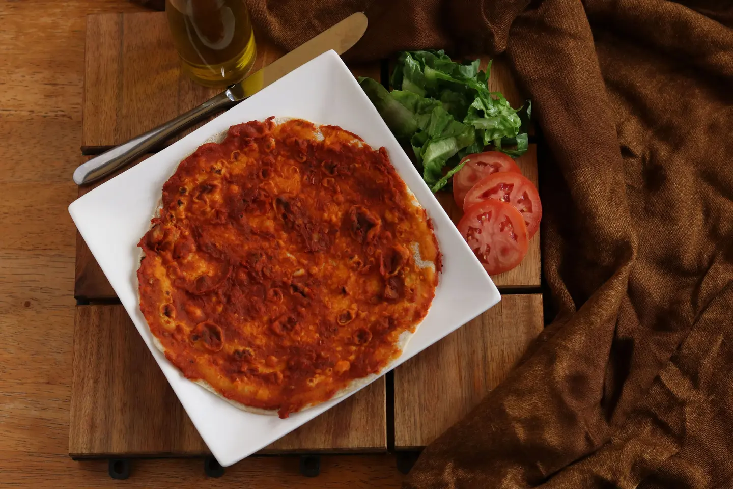 مناقيش محمرة (صاج)