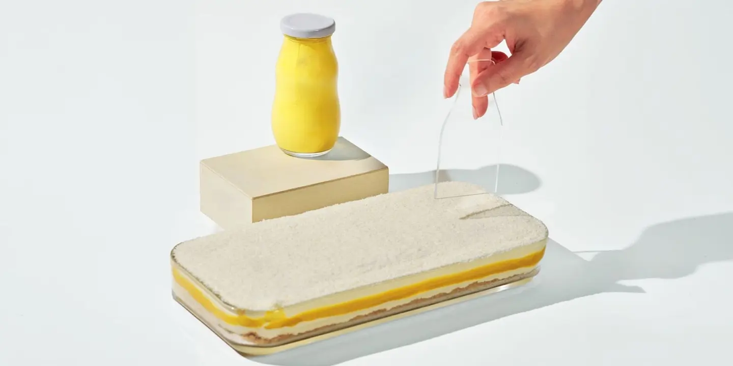 Coconut Mango Milk Cake