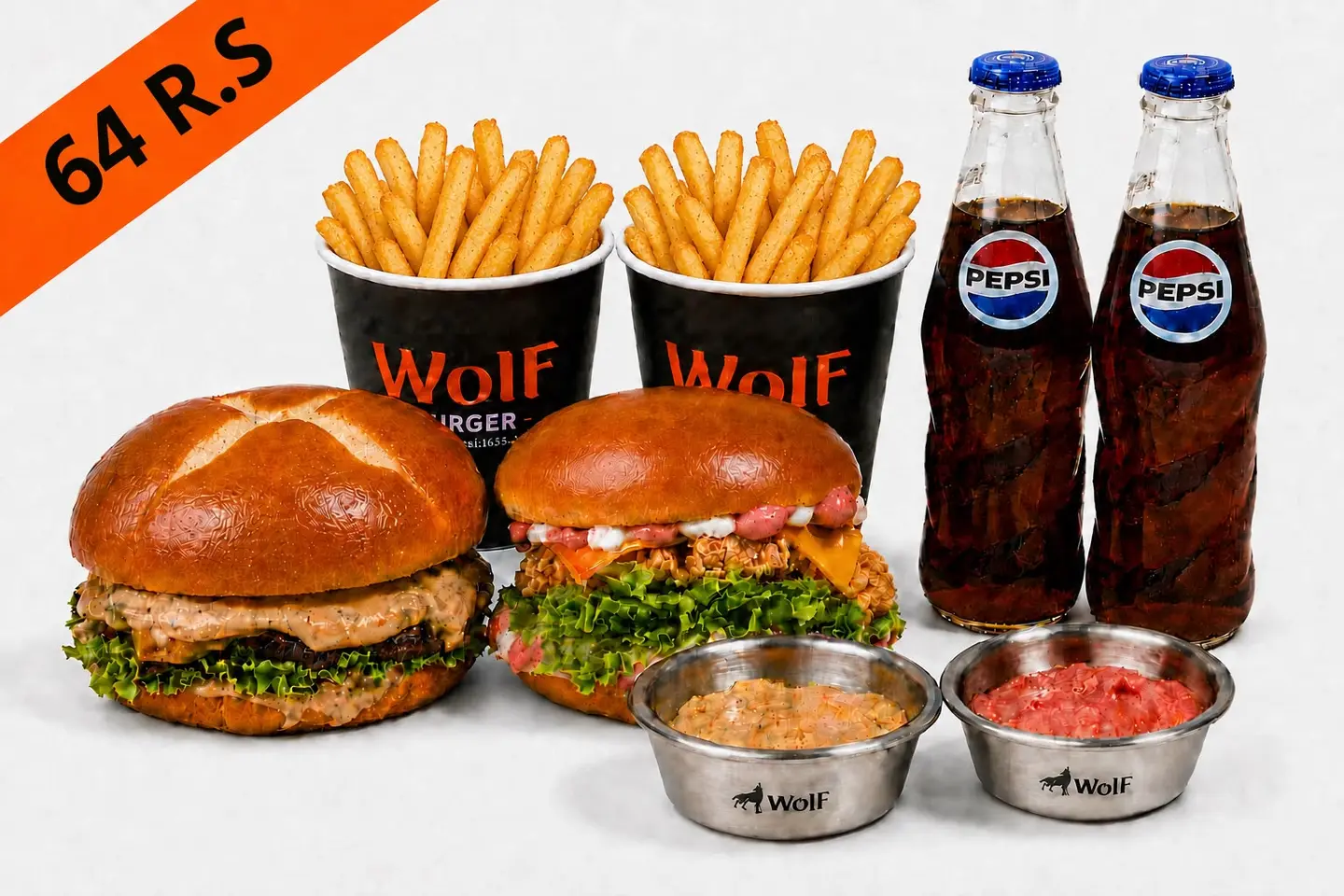 Wolf Mix Duo Two Person Value Meals