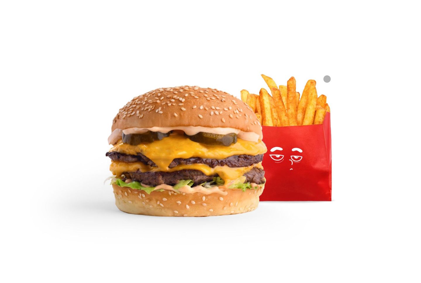 Classic Wagyu Burger With Fries