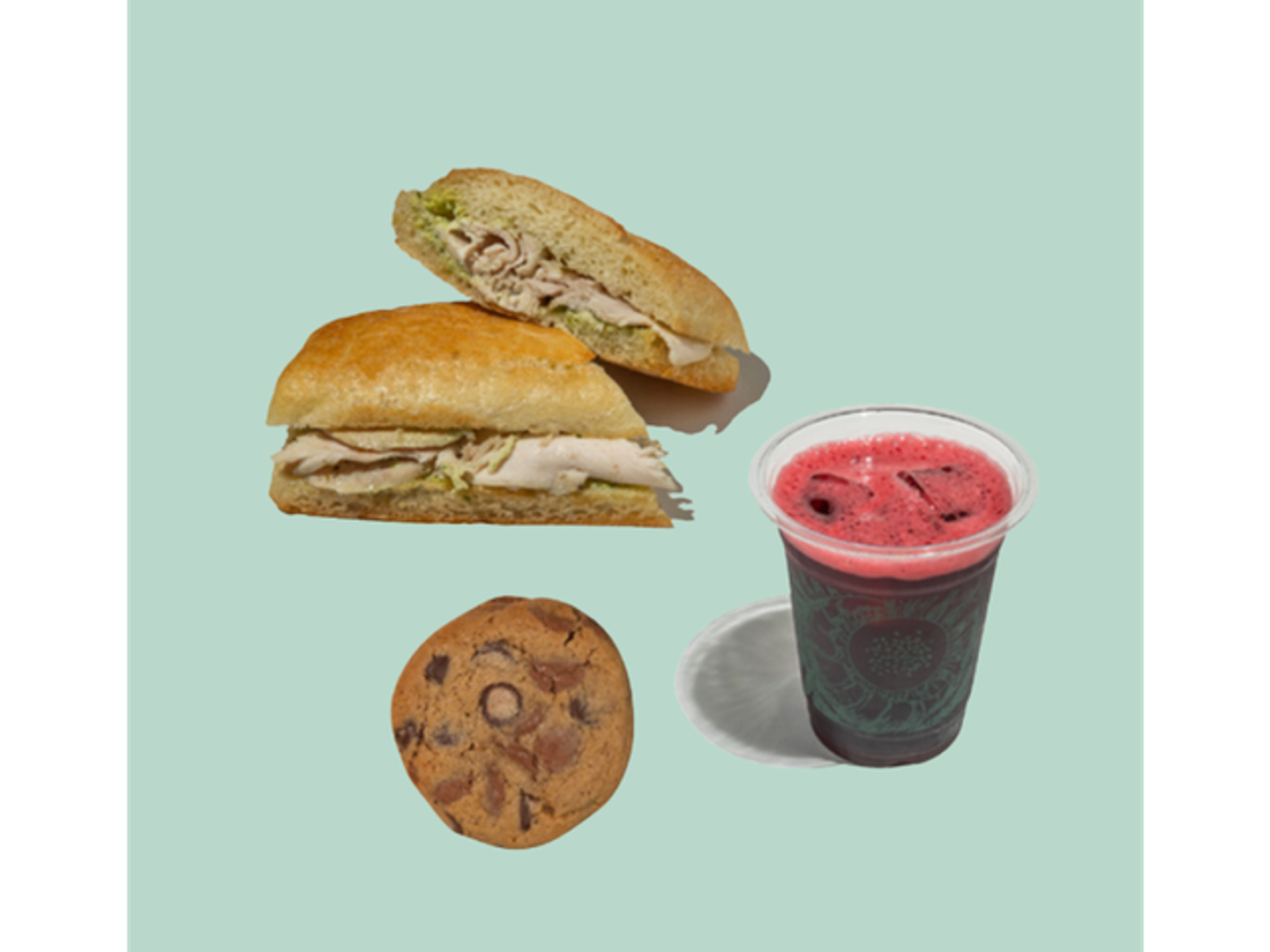 Chicken Pesto Sandwich Combo