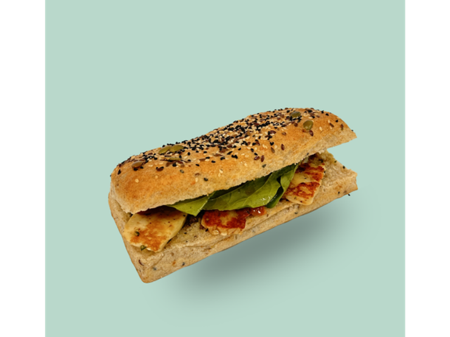 Halloumi Brown Ciabatta