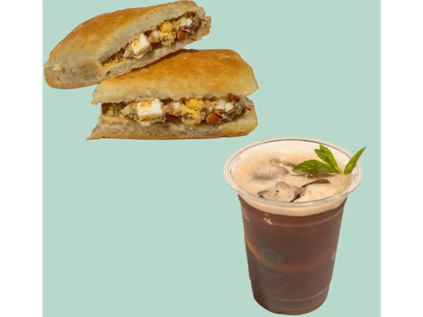 Sandwich + Iced Tea