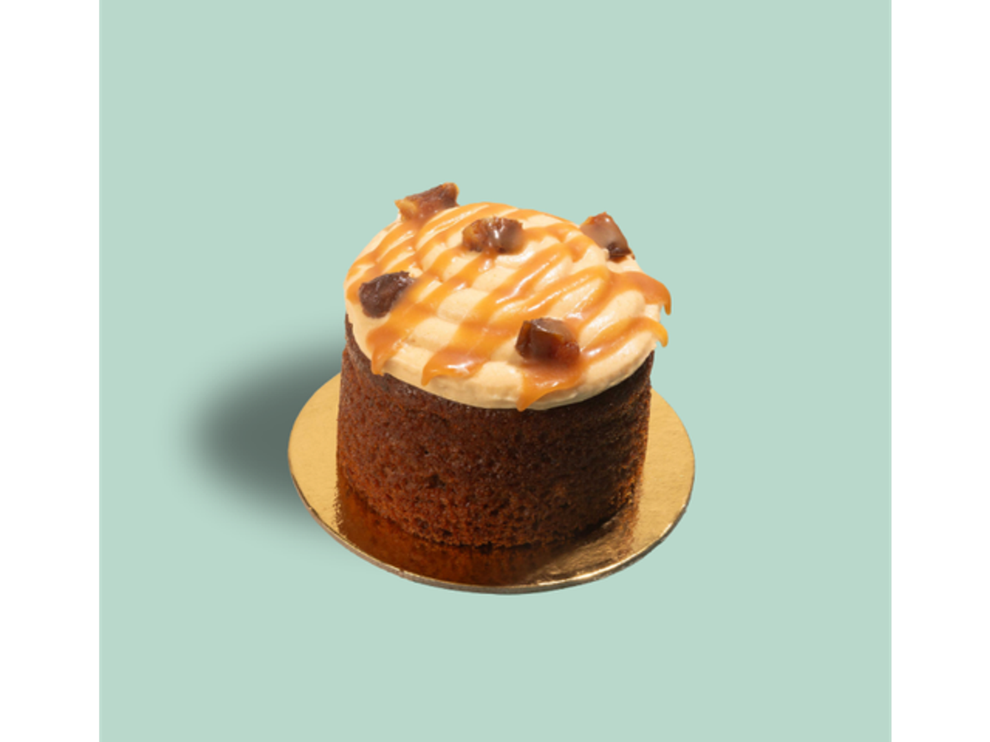 كيكة التمر بصوص الكراميل