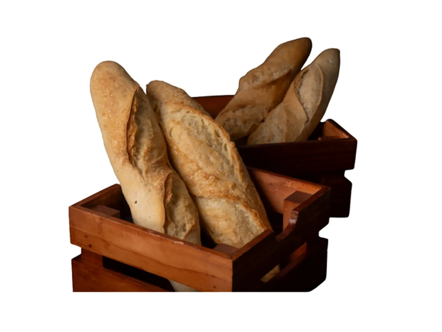 Bread, Baguette French White Big 3pcs