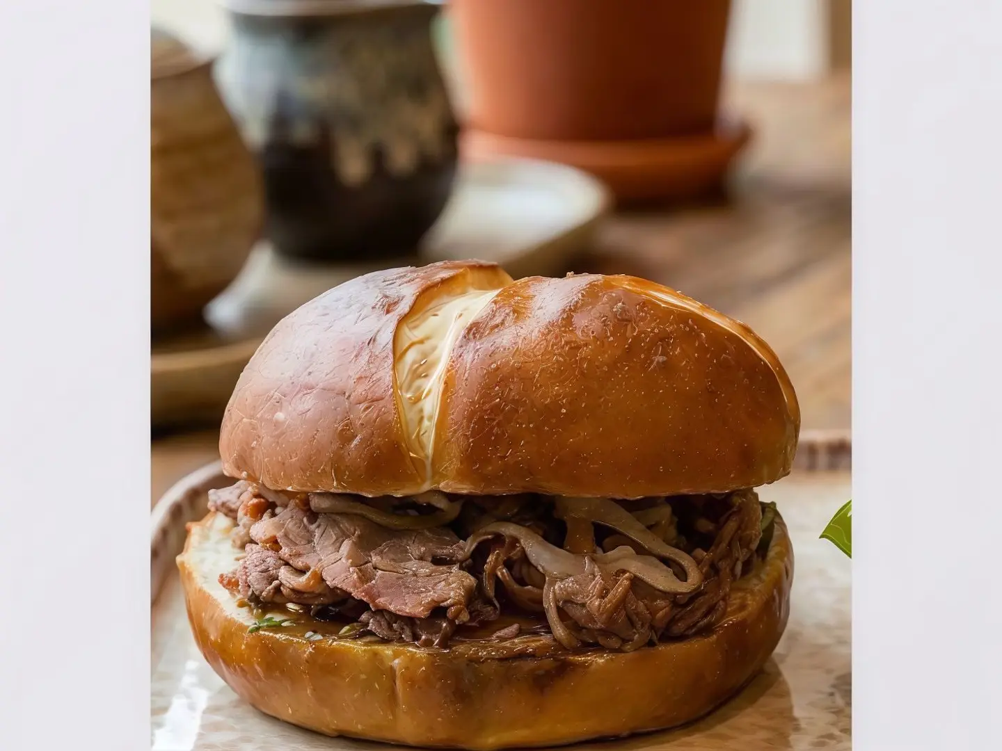 ساندويشات، لحم بقري مشوي