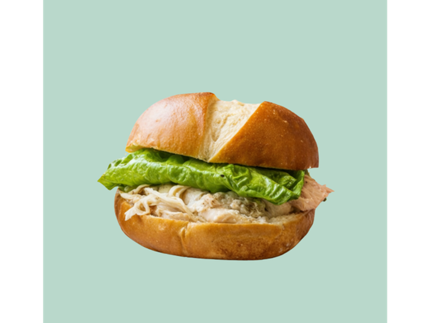 Chicken Caesar With Pretzel