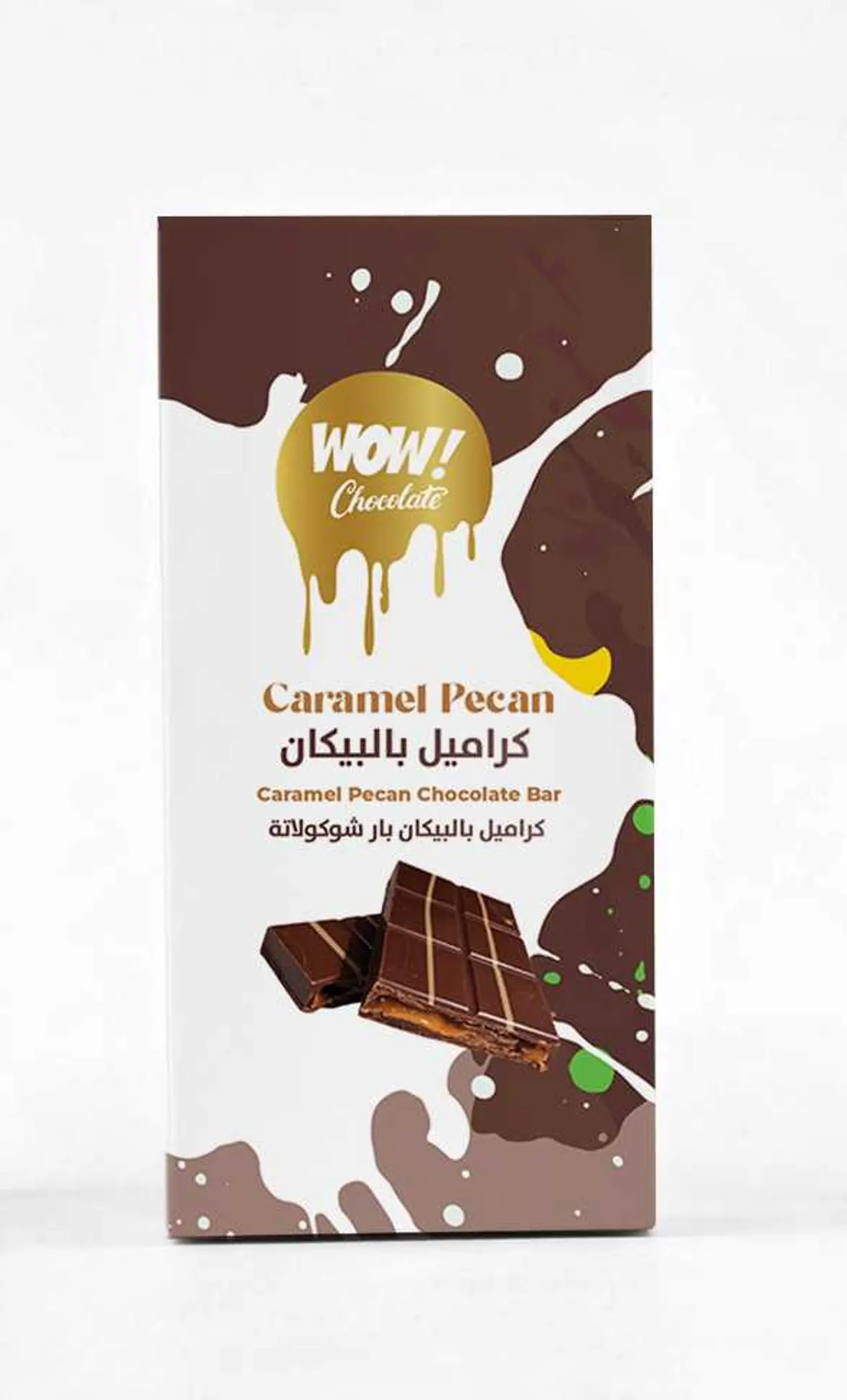 Chocolate And Caramel Pecan Bar  75g