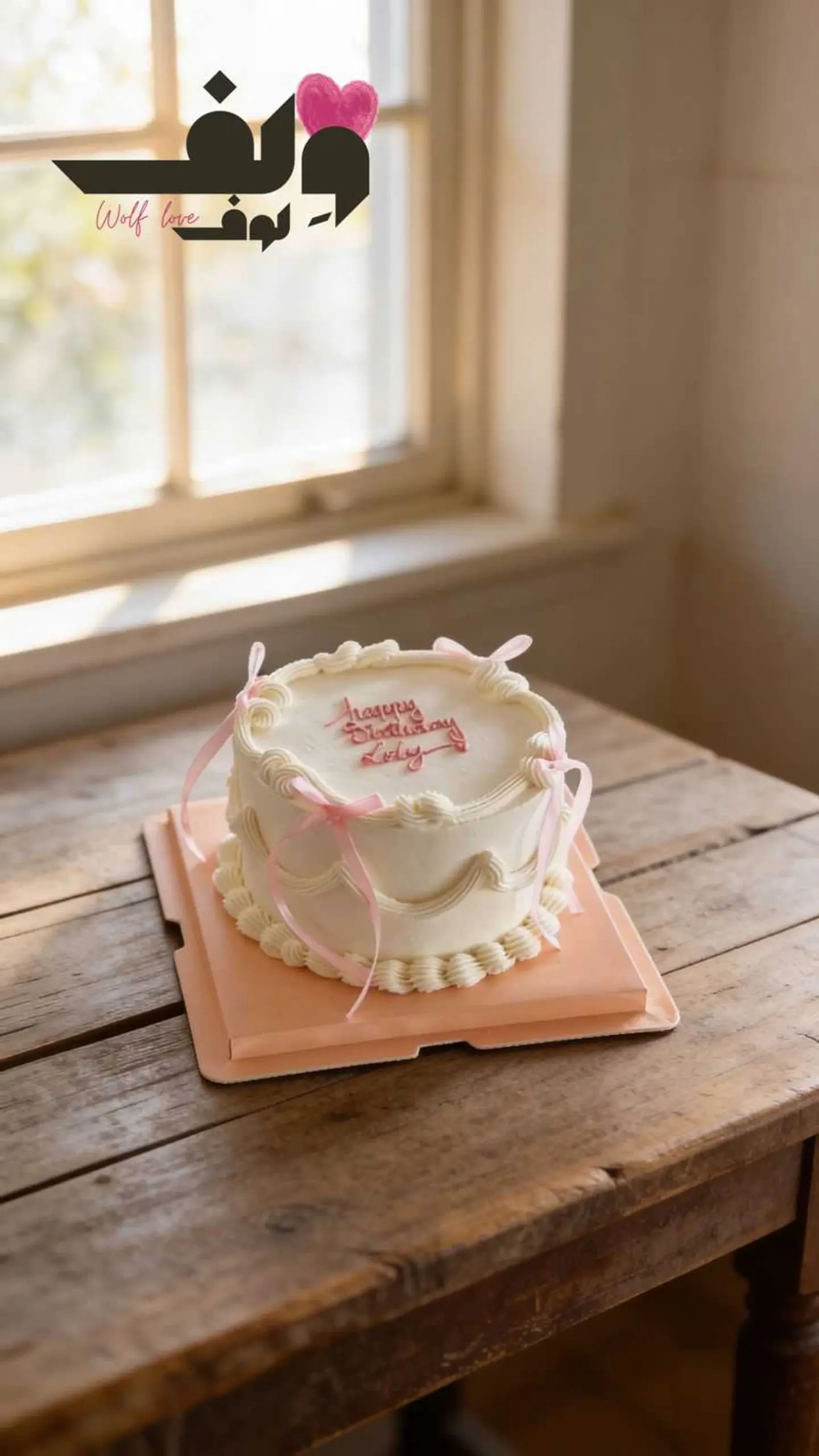 A Vintage 3 Inch Birthday Cake