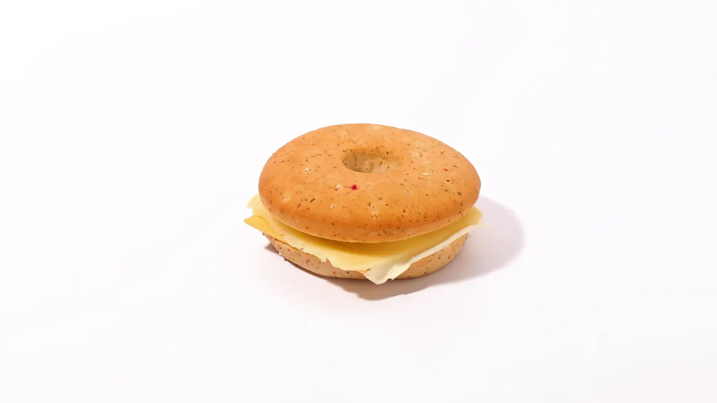 Four Cheese Bagels Sandwich