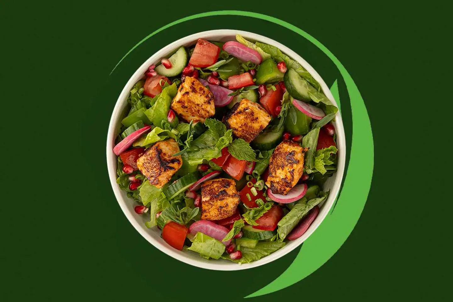 Fattoush Tawook Salad