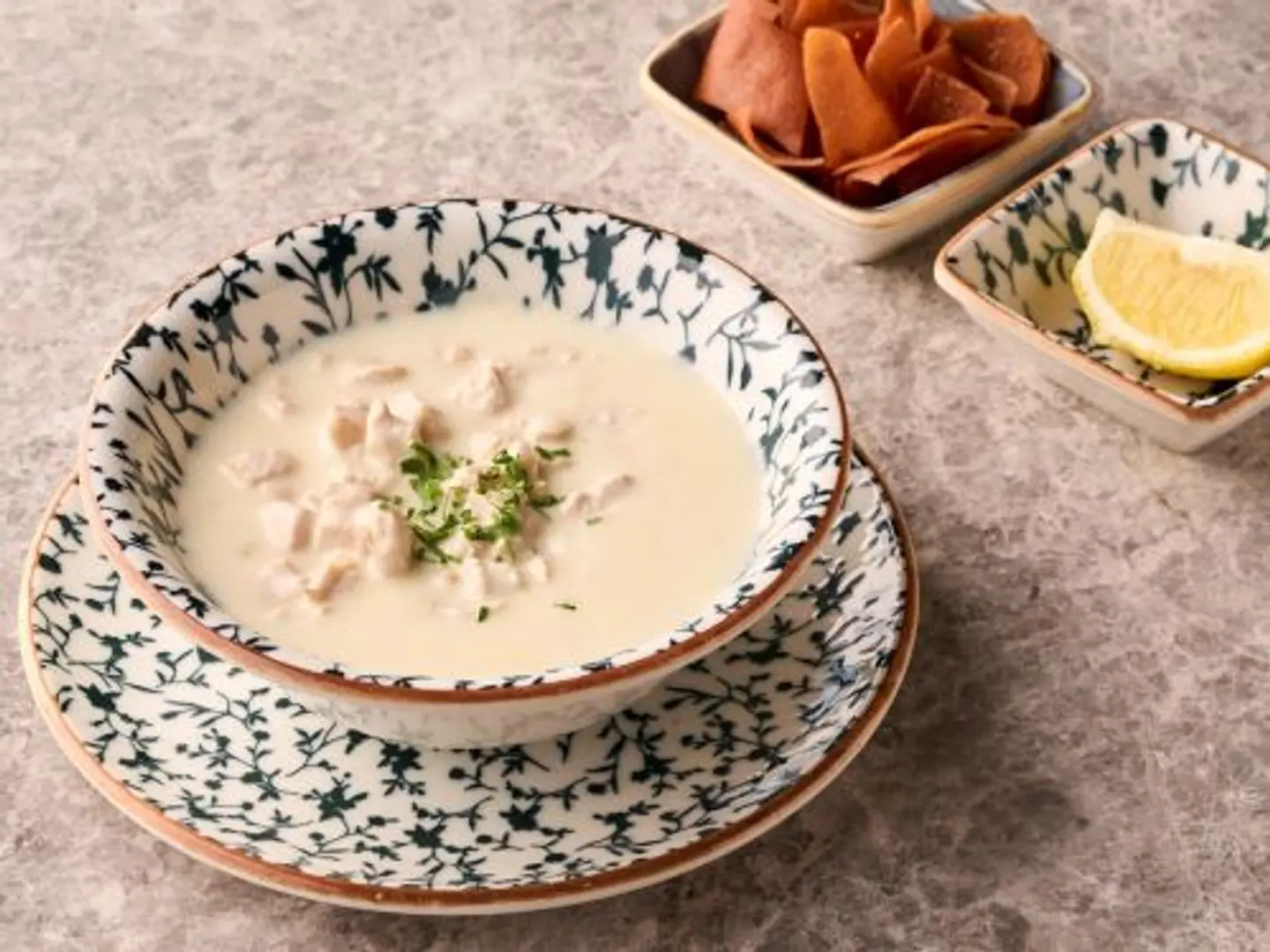 شوربة دجاج بالكريمة