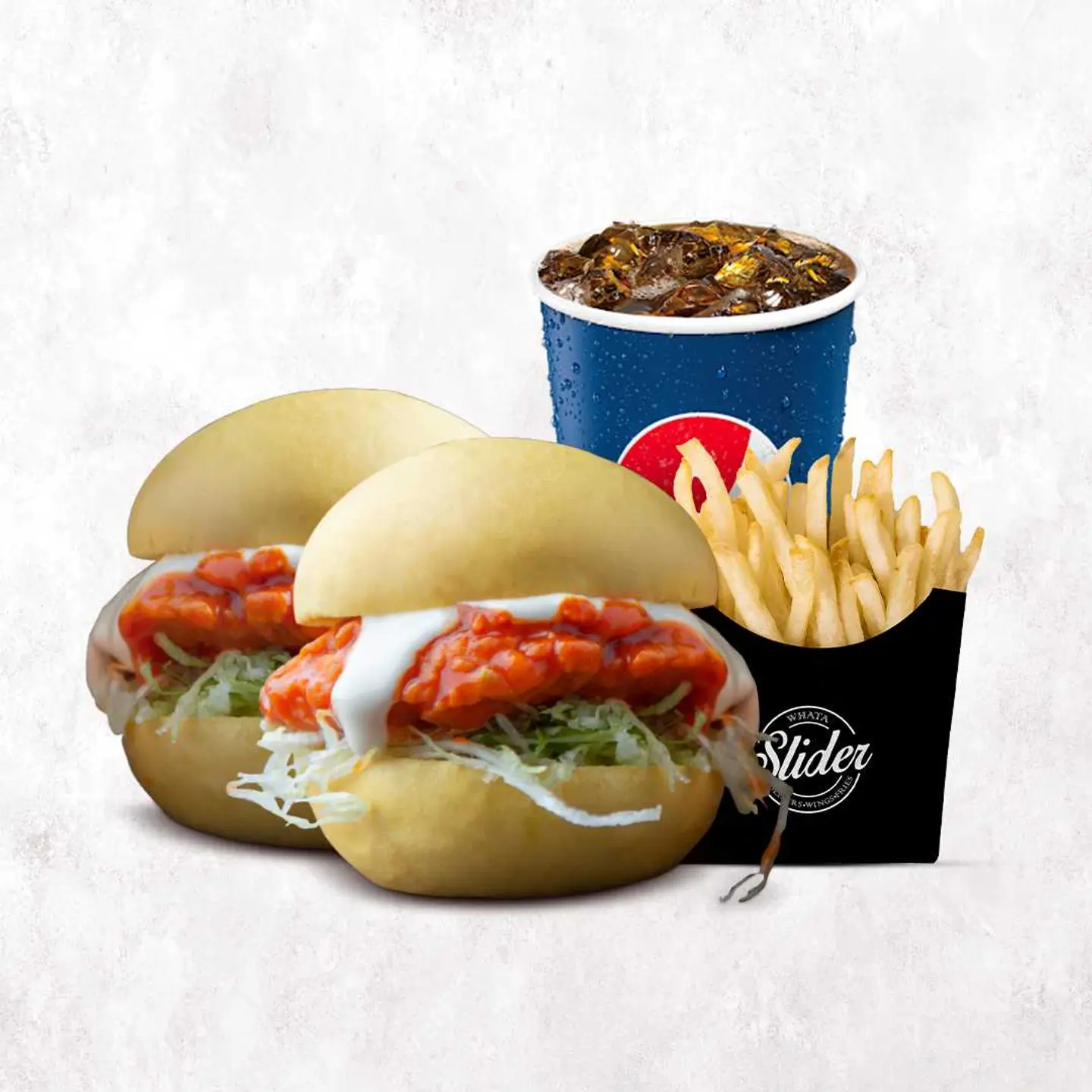 بافلو دجاج سلايدرز