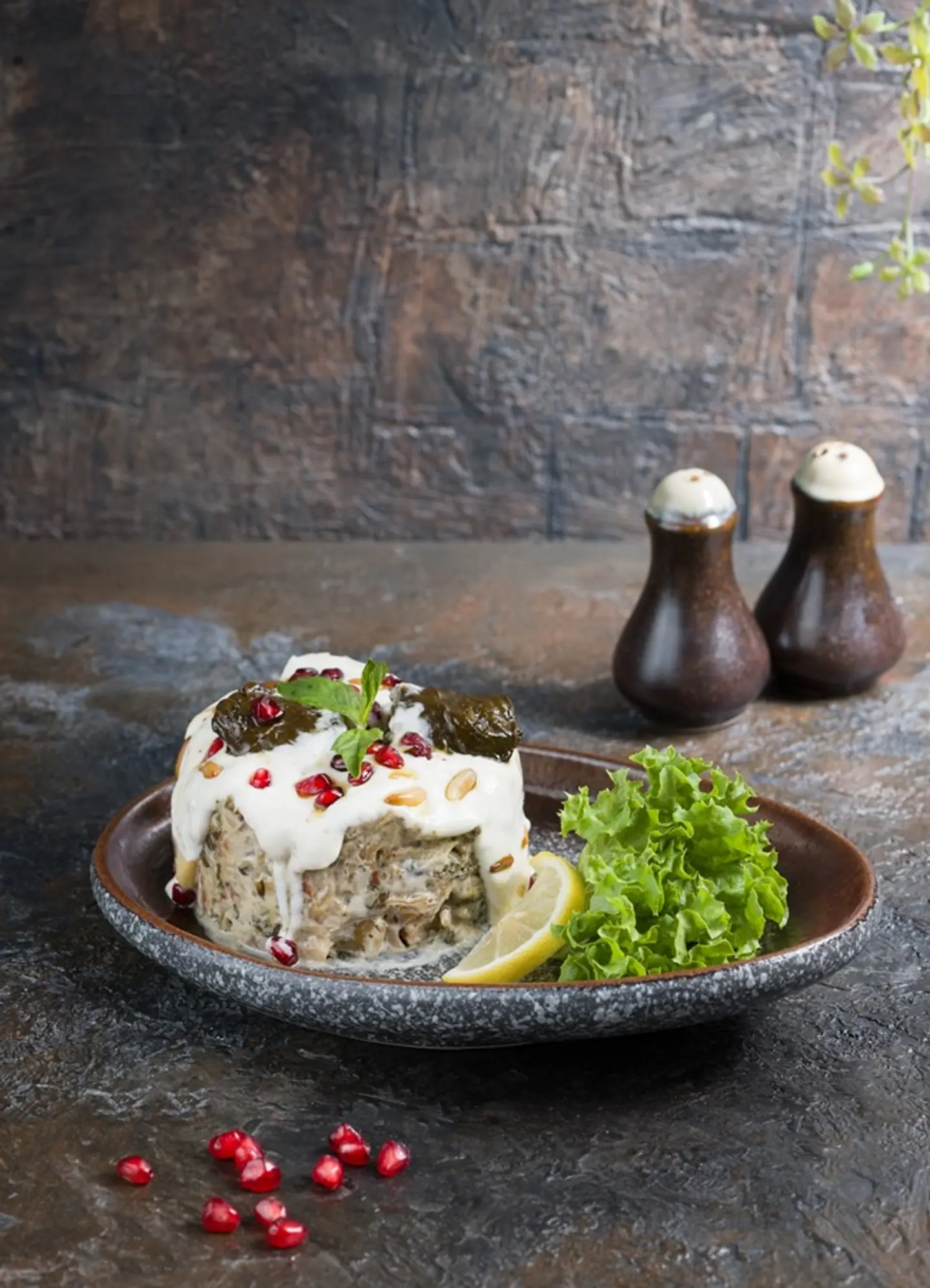 فتة ورق العنب