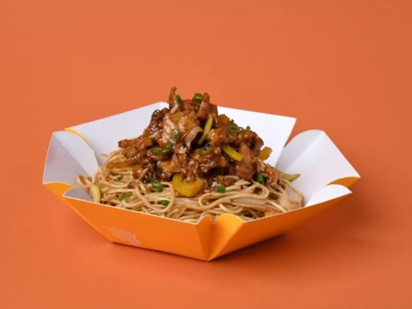 Chicken Sweet Sour With Noodles