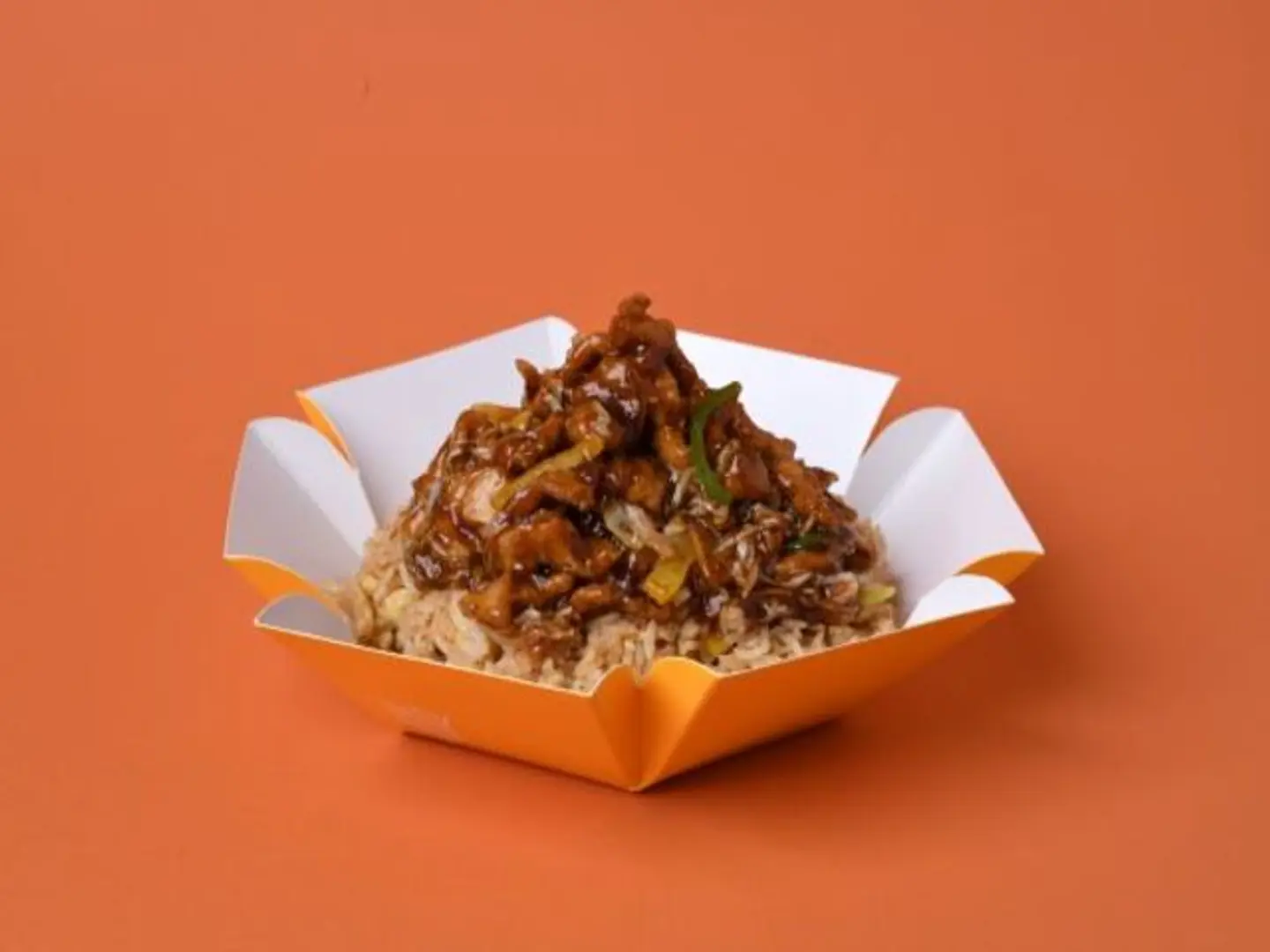 Chicken Fire Wok With Rice
