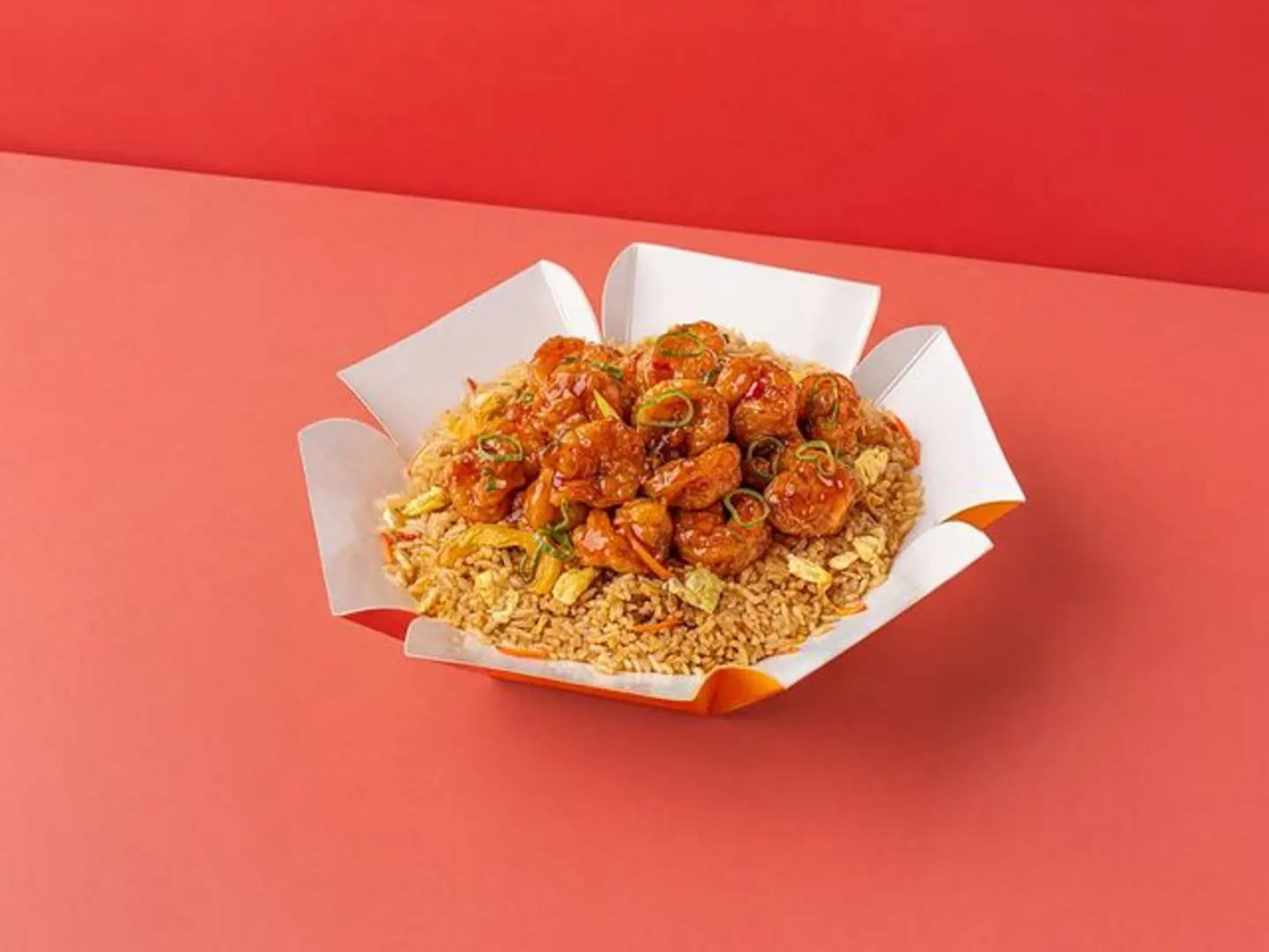 جمبري تبنياكي مع الأرز