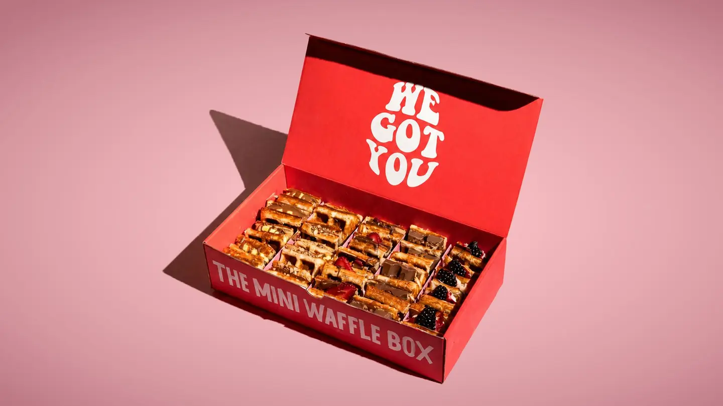Dessert Mini Waffles Box