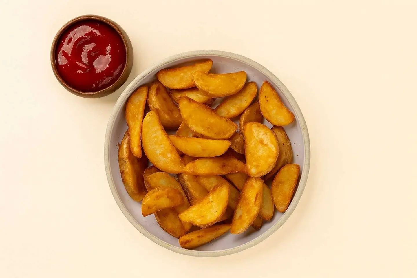 Fried Potato Wedges