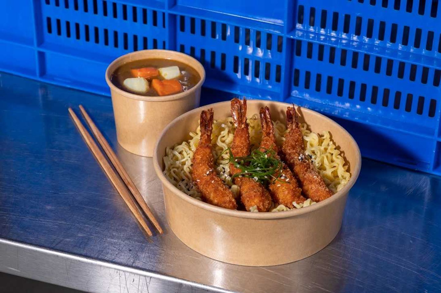 Indomie & Prawn Katsu Curry
