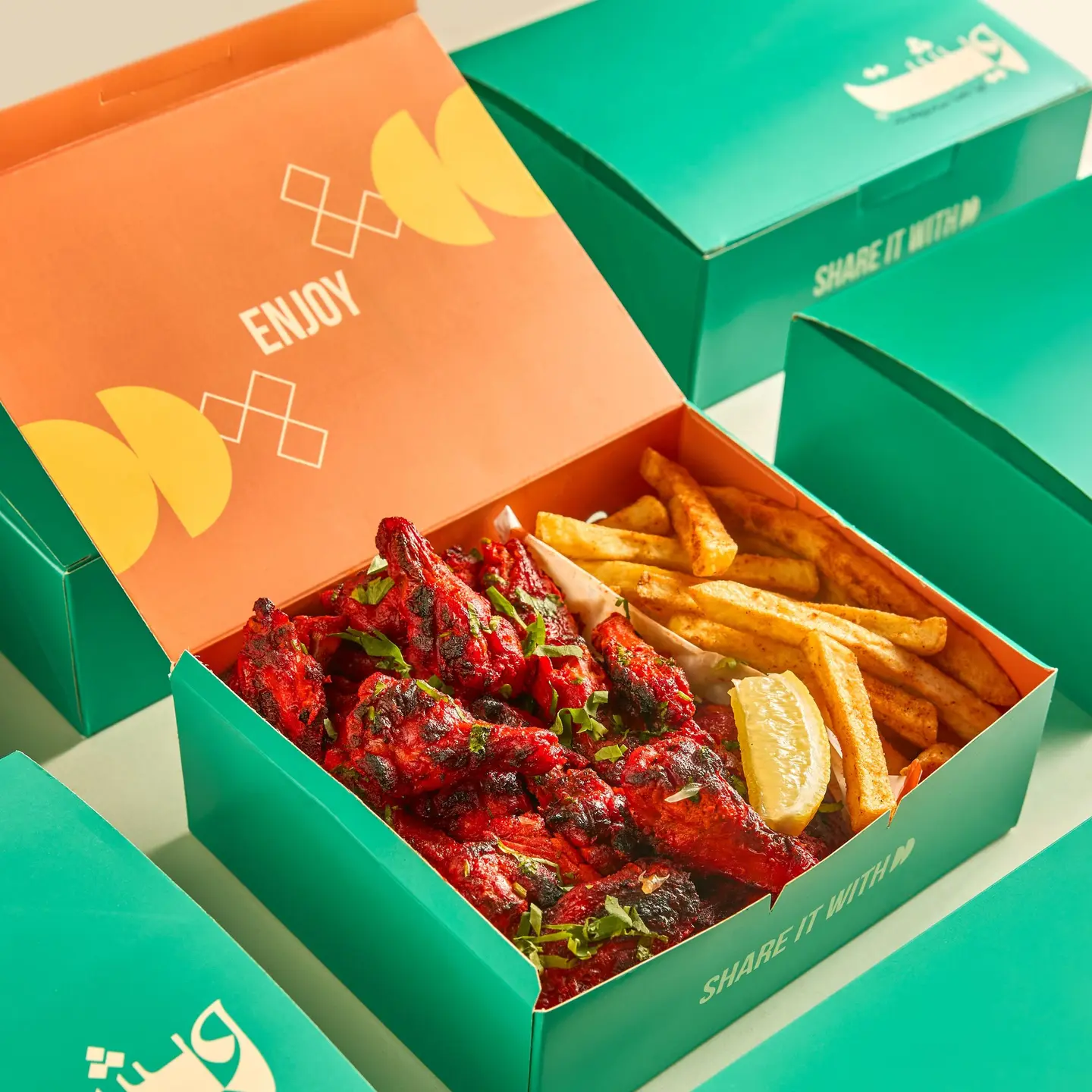 أجنحة الدجاج بالليمون